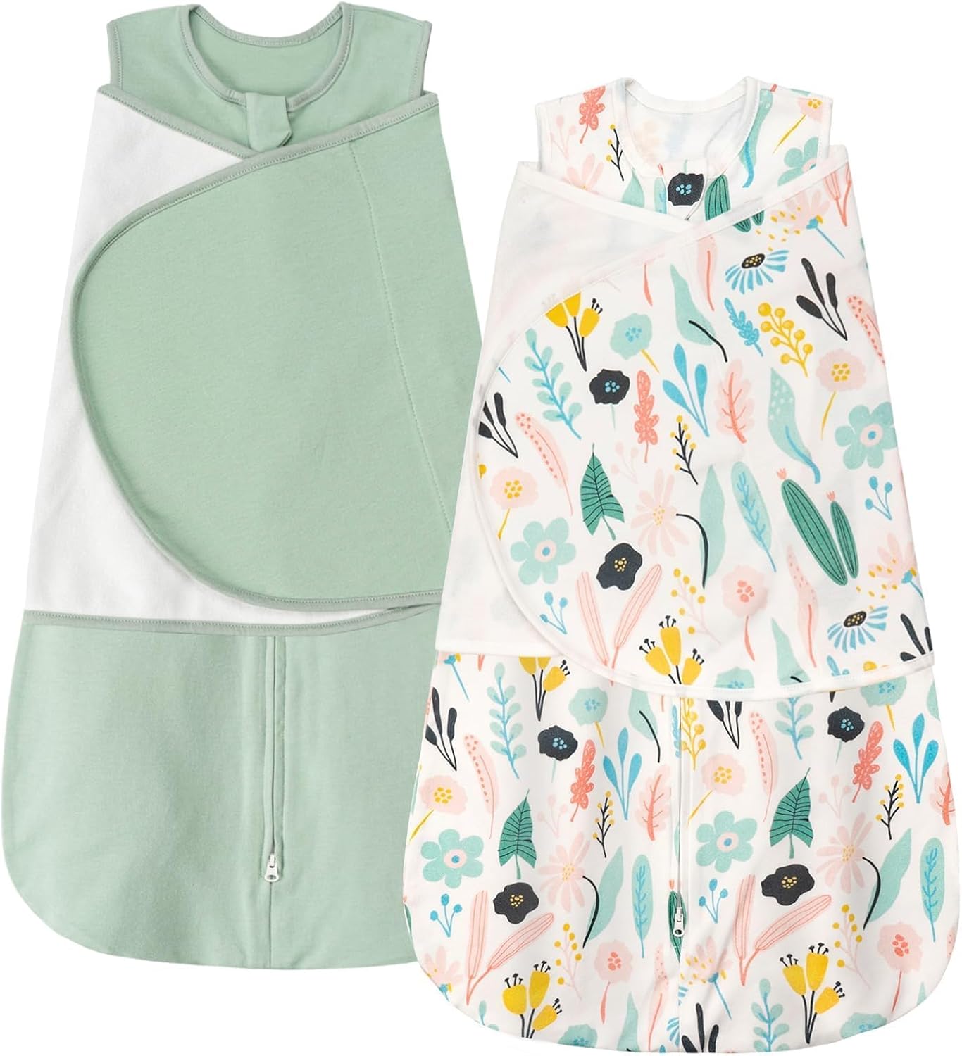 Thumbnail 6 de ZIGJOY Newborn Sleeping Bag 1.0 TOG 2 Pack (Swaddle Wrap, 100% Cotton) – Space & Blue, wearable blanket for 0–12 months