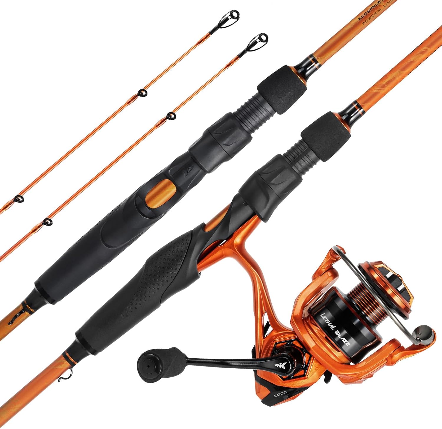 Detalle de KastKing Fishing Rod and Reel Combo, Lethal Blaze