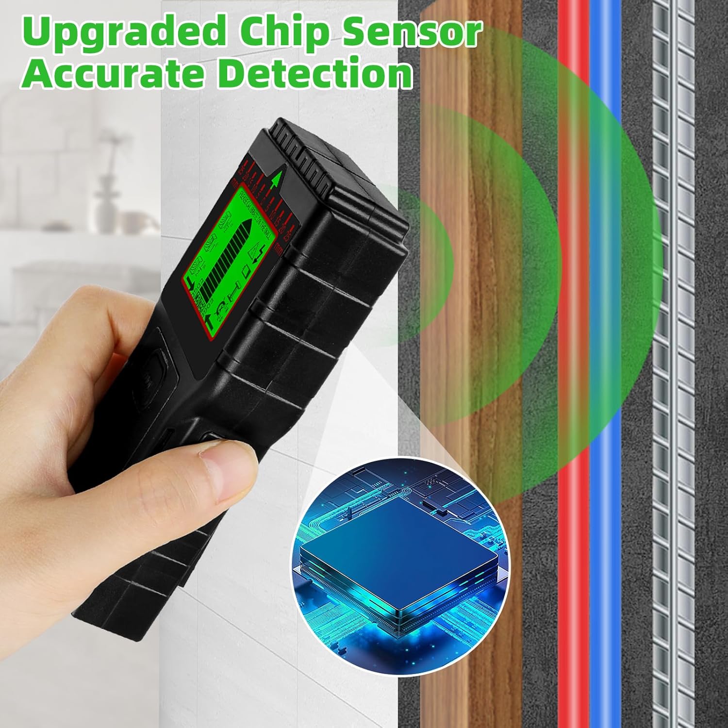 Detalle de Aquota Stud Finder Wall Scanner 8 in 1