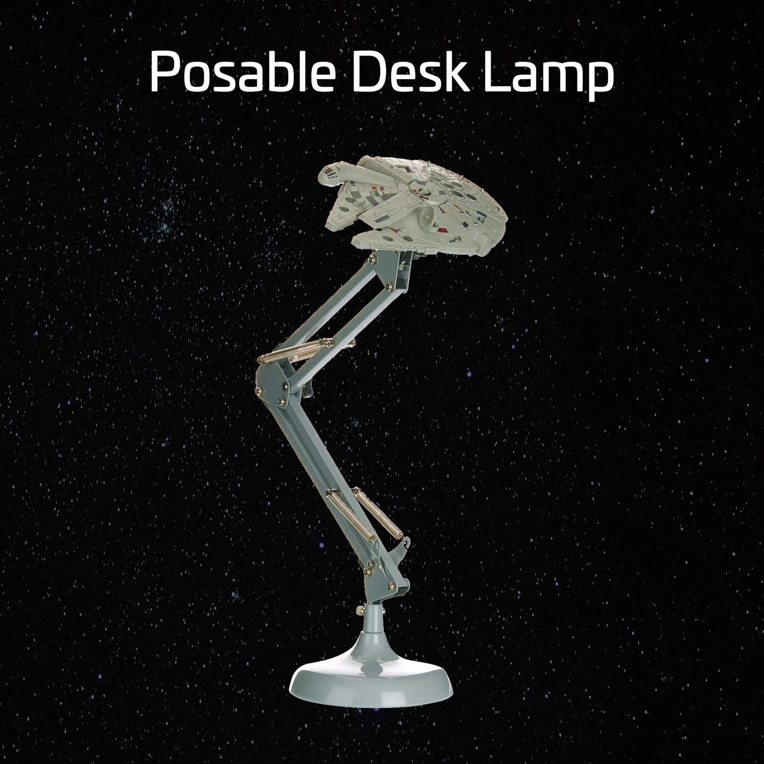 Thumbnail 2 de Paladone Millennium Falcon Lampada Pieghevole da Scrivania Star Wars – versione grigia, USB