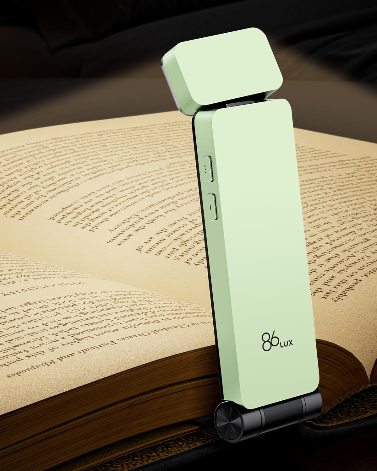 Thumbnail 1 de 86lux Rechargeable Reading Light with Stepless Dimming, 3 Amber Tones and Clip-on Design (White)