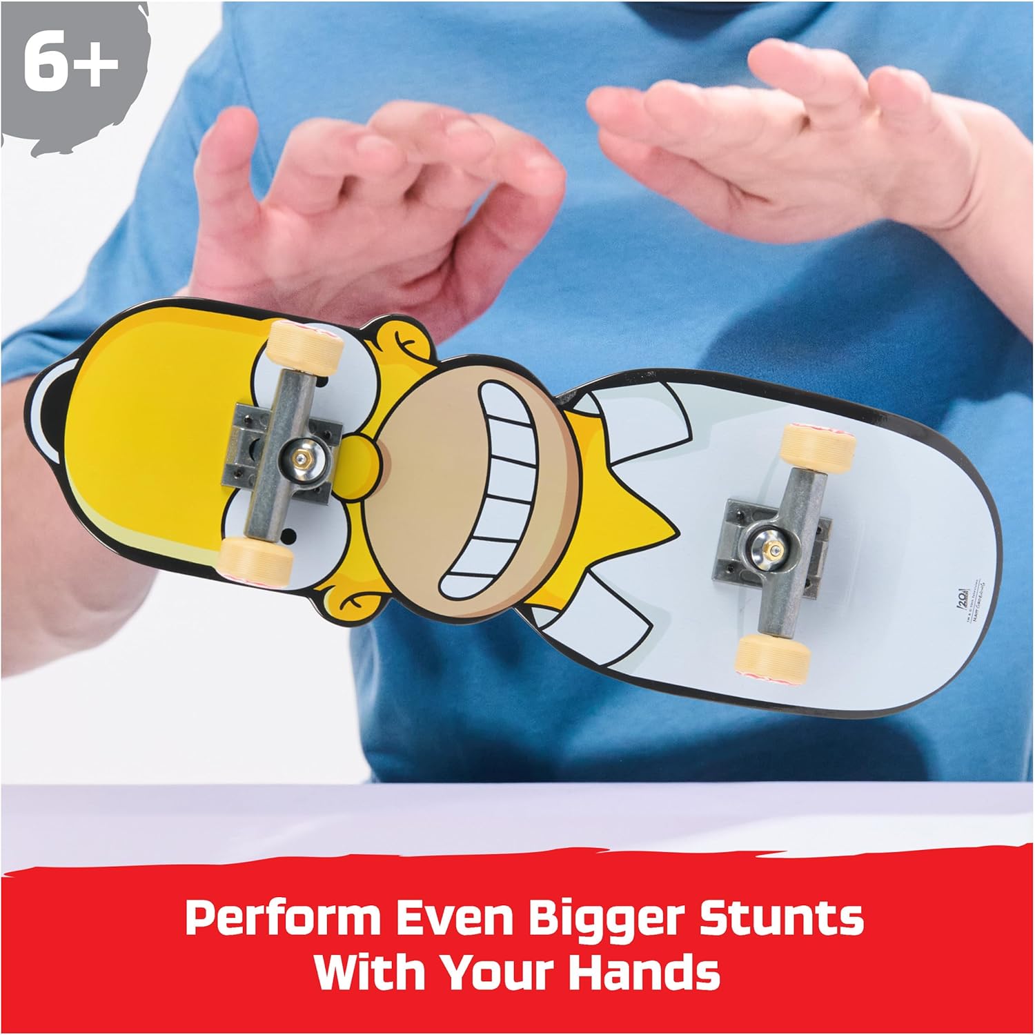 Thumbnail 5 de Tech Deck The Simpsons mini skateboard con Santa Cruz e Homer (dal 6 anni) 26,8 cm