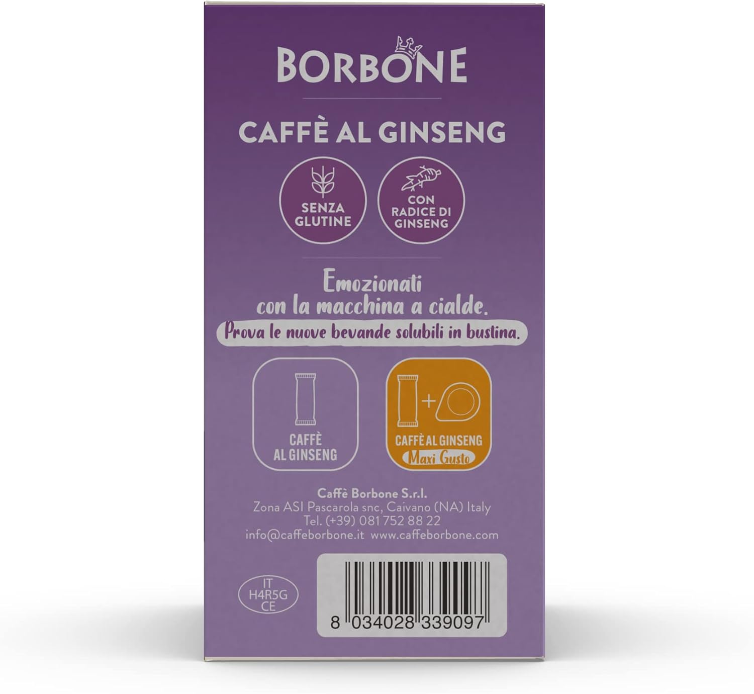 Thumbnail 3 de Caffè Borbone Ginseng Sticks ☕️ 80 Barras para Café de Ginseng