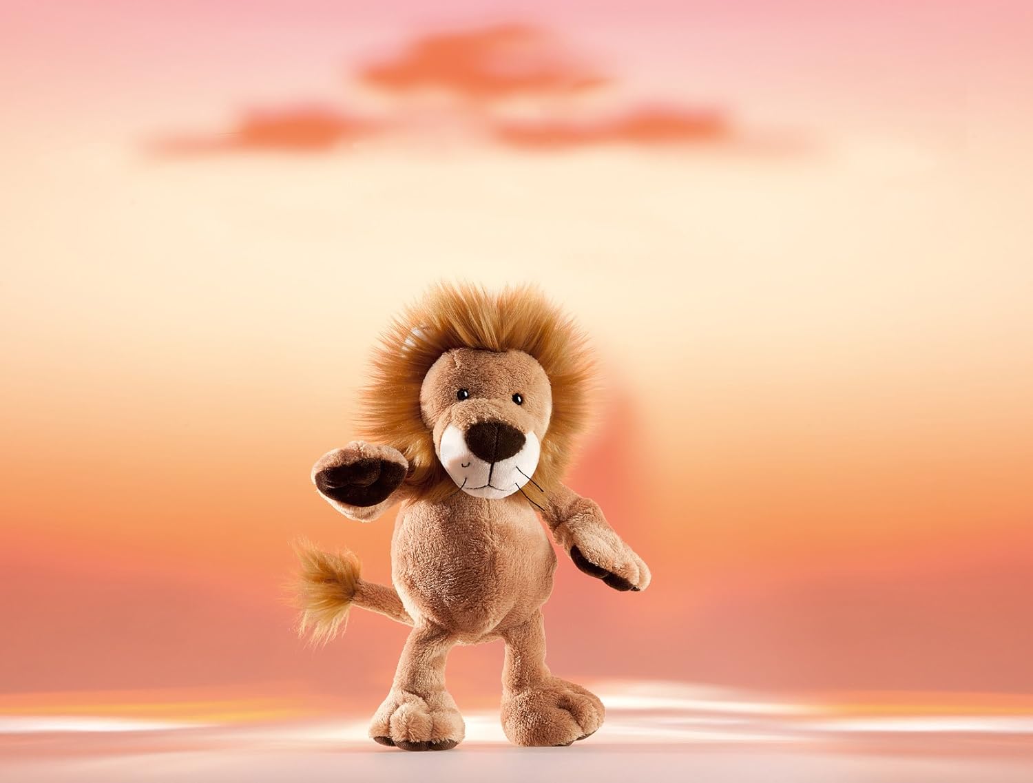 Thumbnail 3 de Schaffer 4821 Lion en Peluche Kumba – Taille S (20 cm), Marron