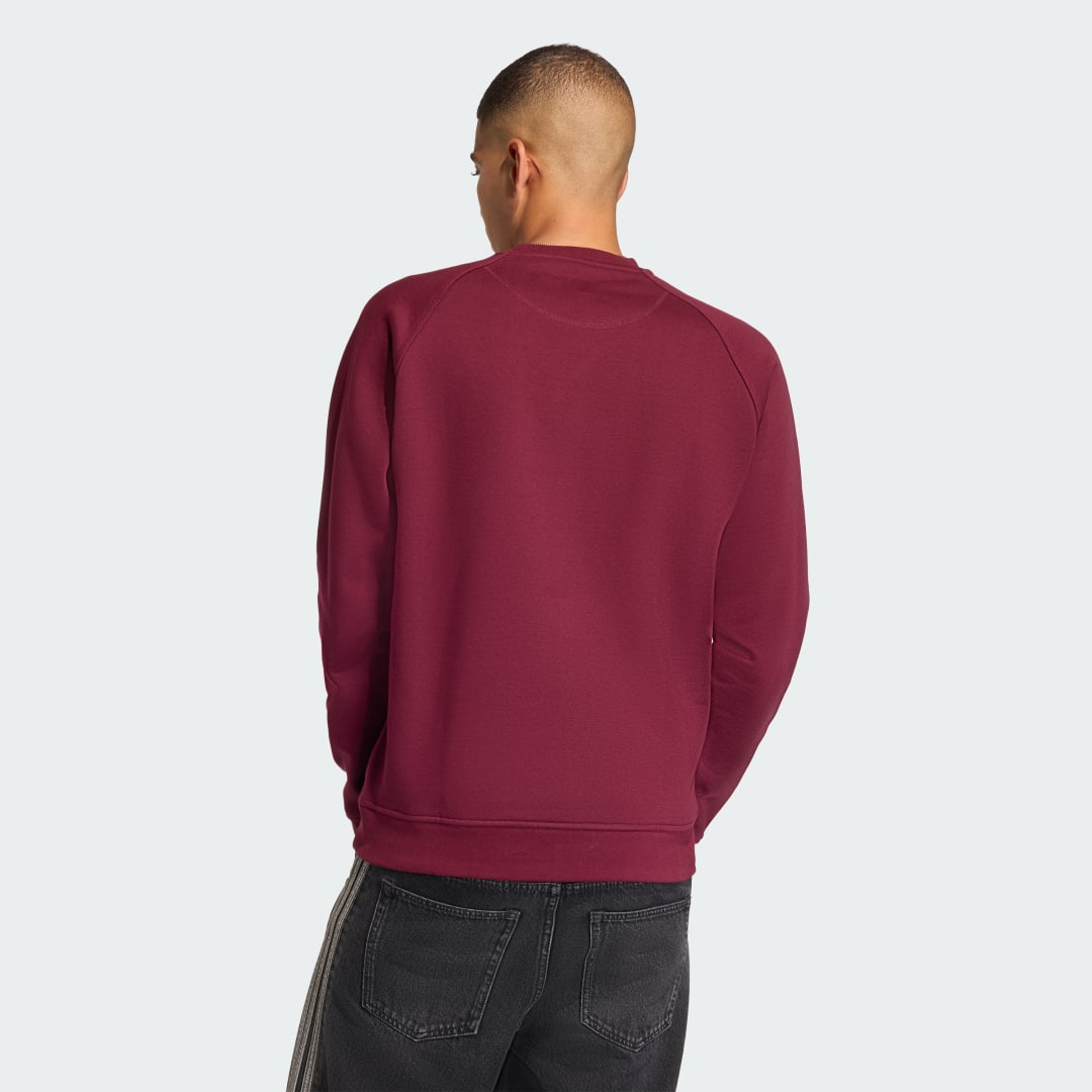 Detalle 2 de Adidas Sudadera felpa esencial Burgundy
