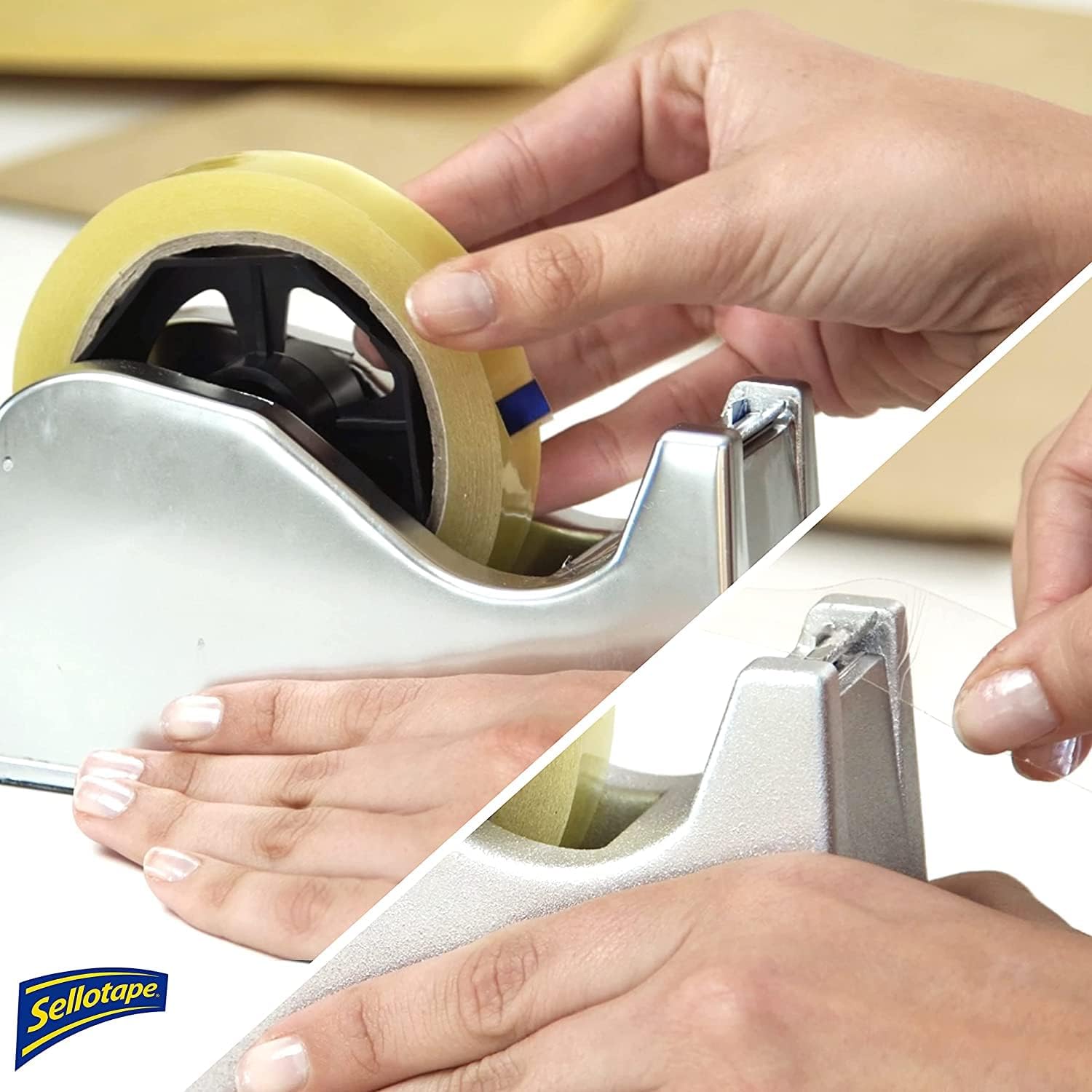 Thumbnail 3 de Sellotape Original Golden Multi-Purpose Clear Tape (24mm x 66m) — Pack of 6