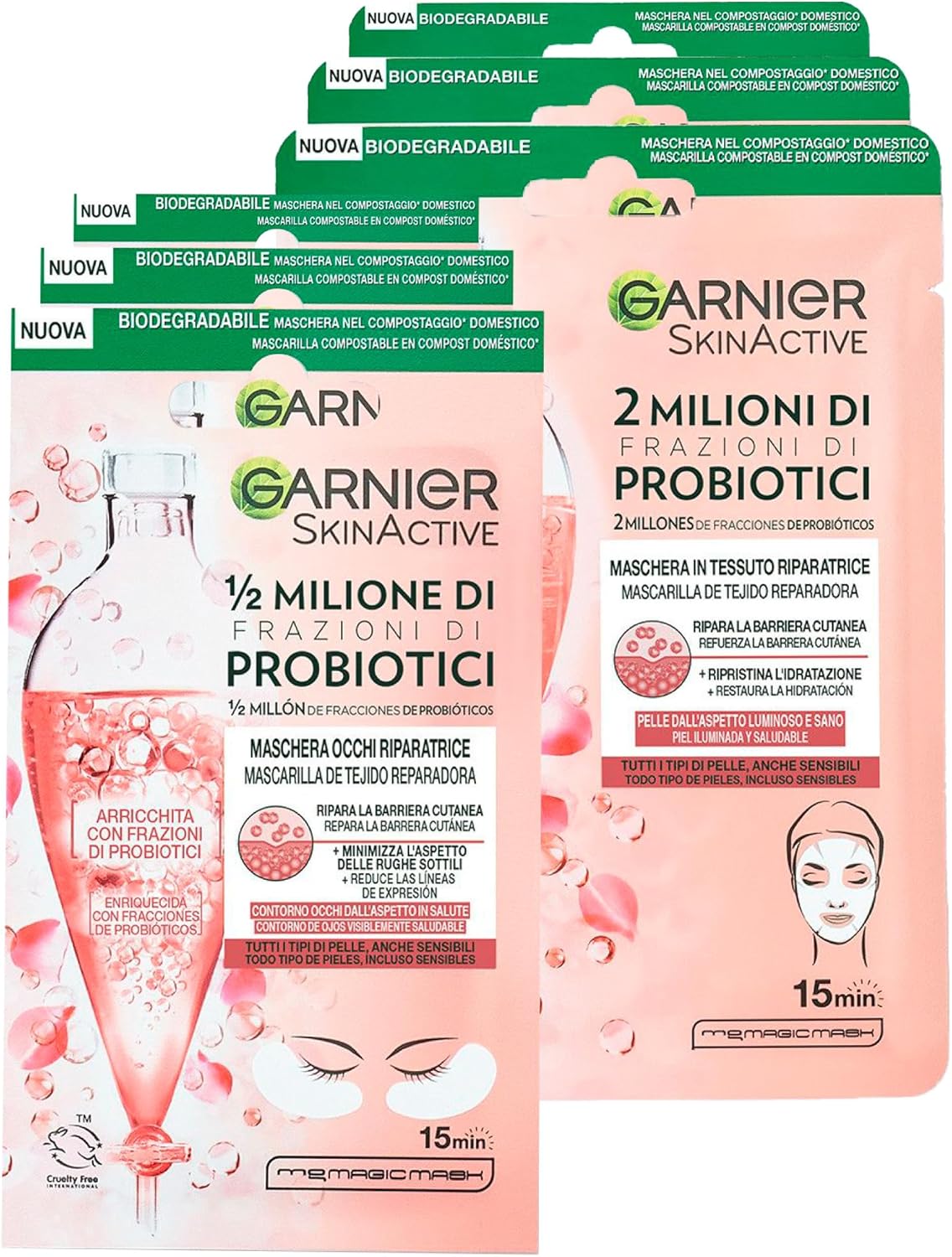 Detalle de Garnier SkinActive Masque Lèvres cerise 15 min