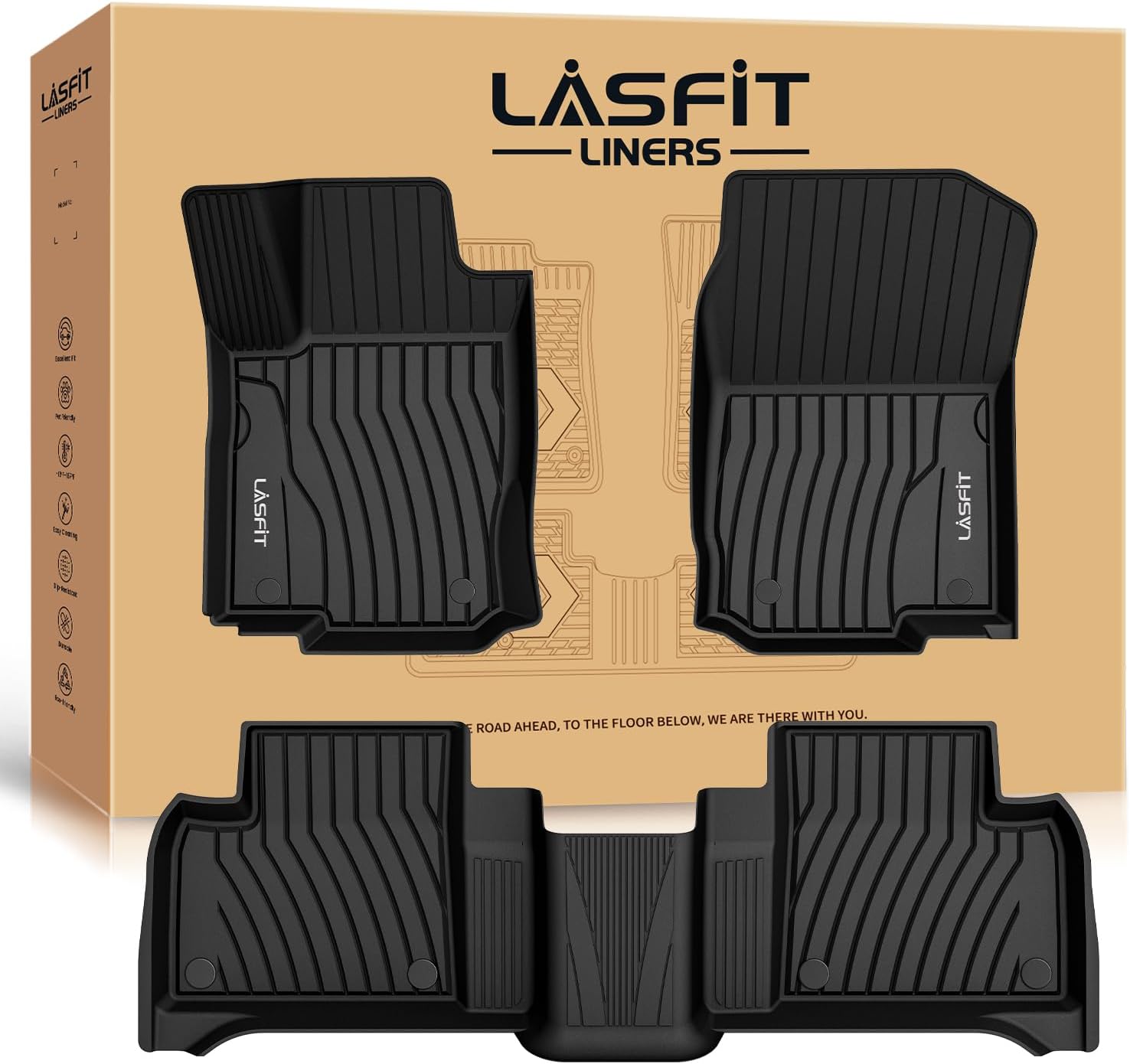 Detalle de LASFIT TPE Floor Mats