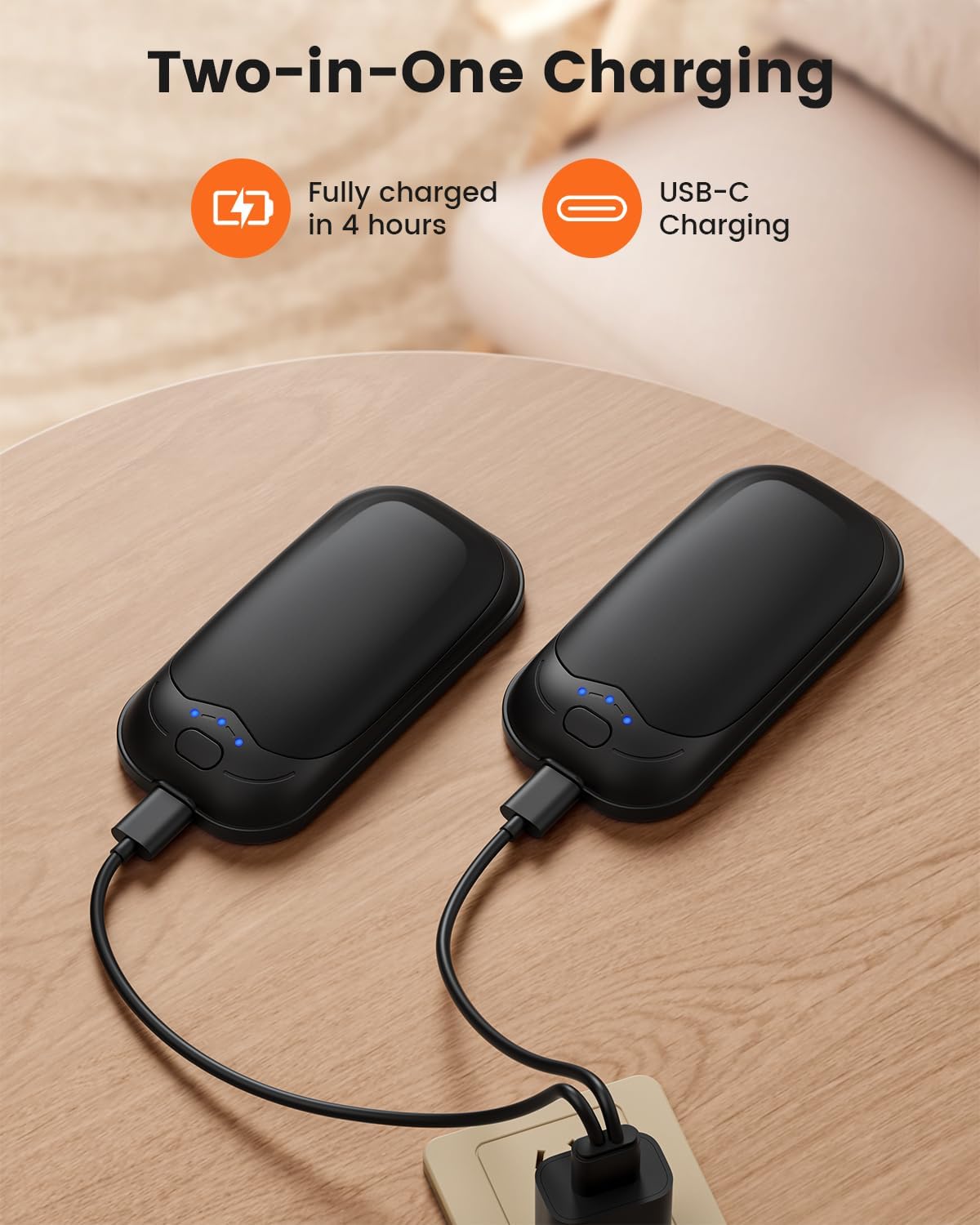 Thumbnail 4 de gabless Hand Warmers 2-pack rechargeable pocket heaters
