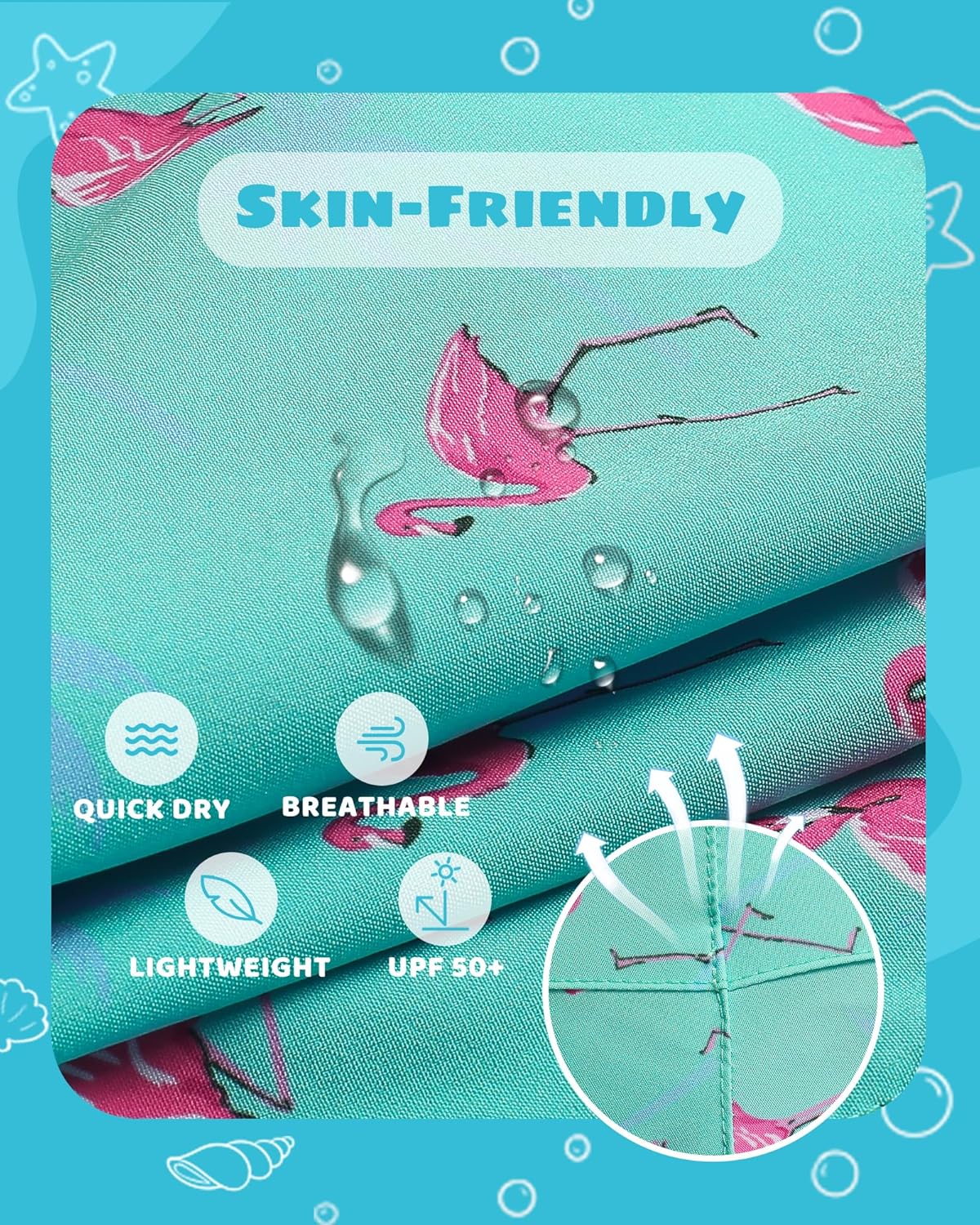 Thumbnail 4 de maamgic Boys Swim Trunks with Compression Liner Toddler Stretch Swim Shorts