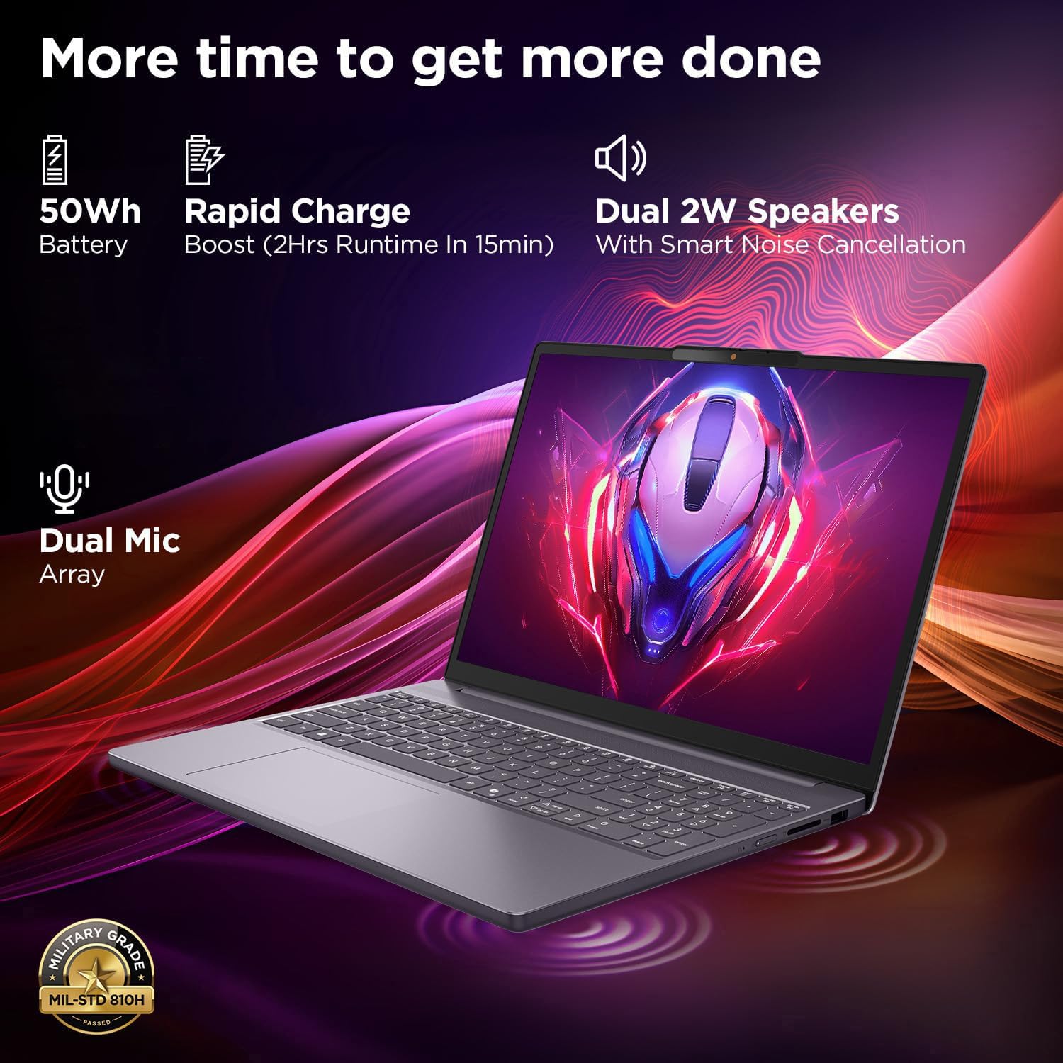 Detalle de Lenovo 16-inch laptop