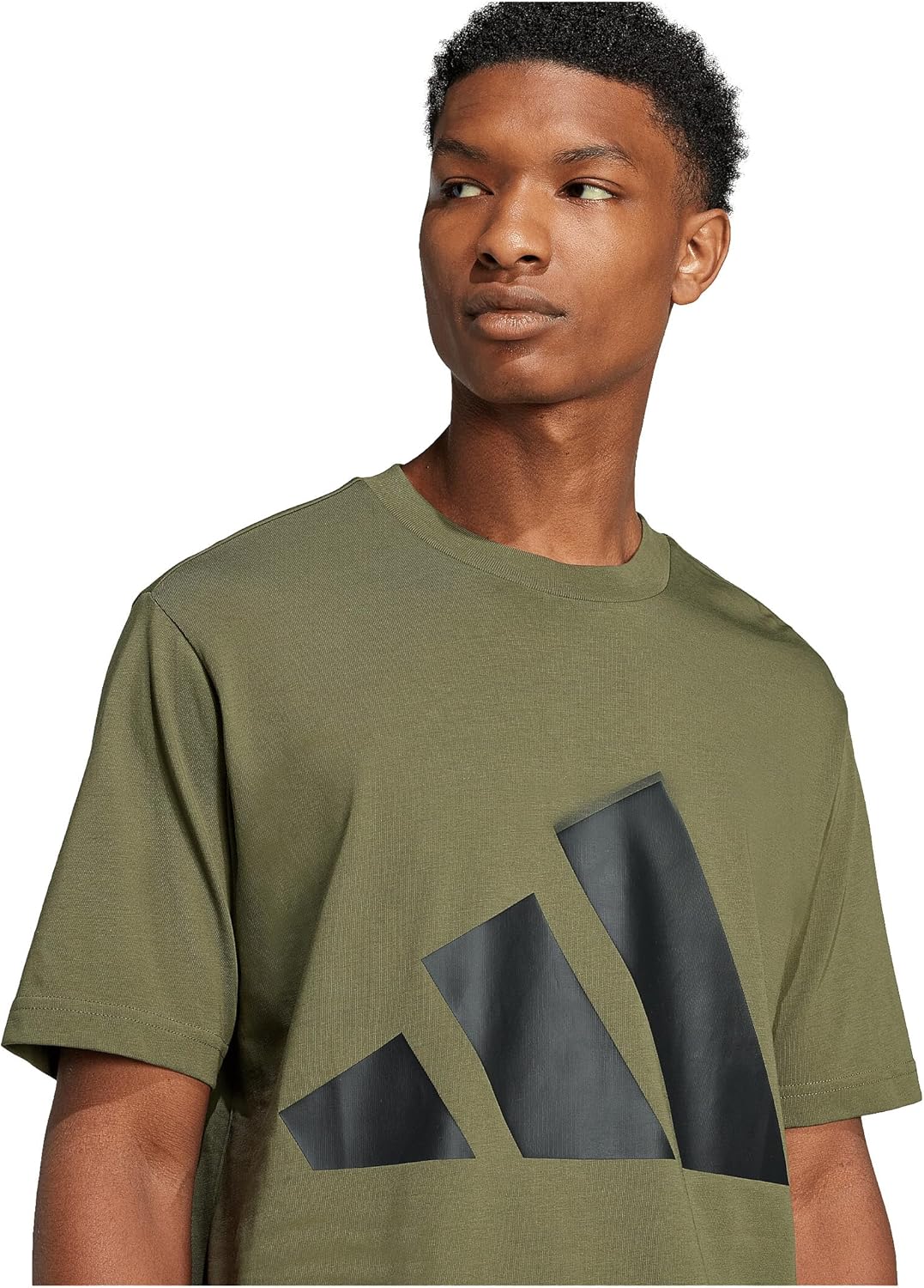 Thumbnail 2 de adidas Herren Essentials Big Logo Single Jersey Tee (Rundhalsausschnitt, 100 % Baumwolle)