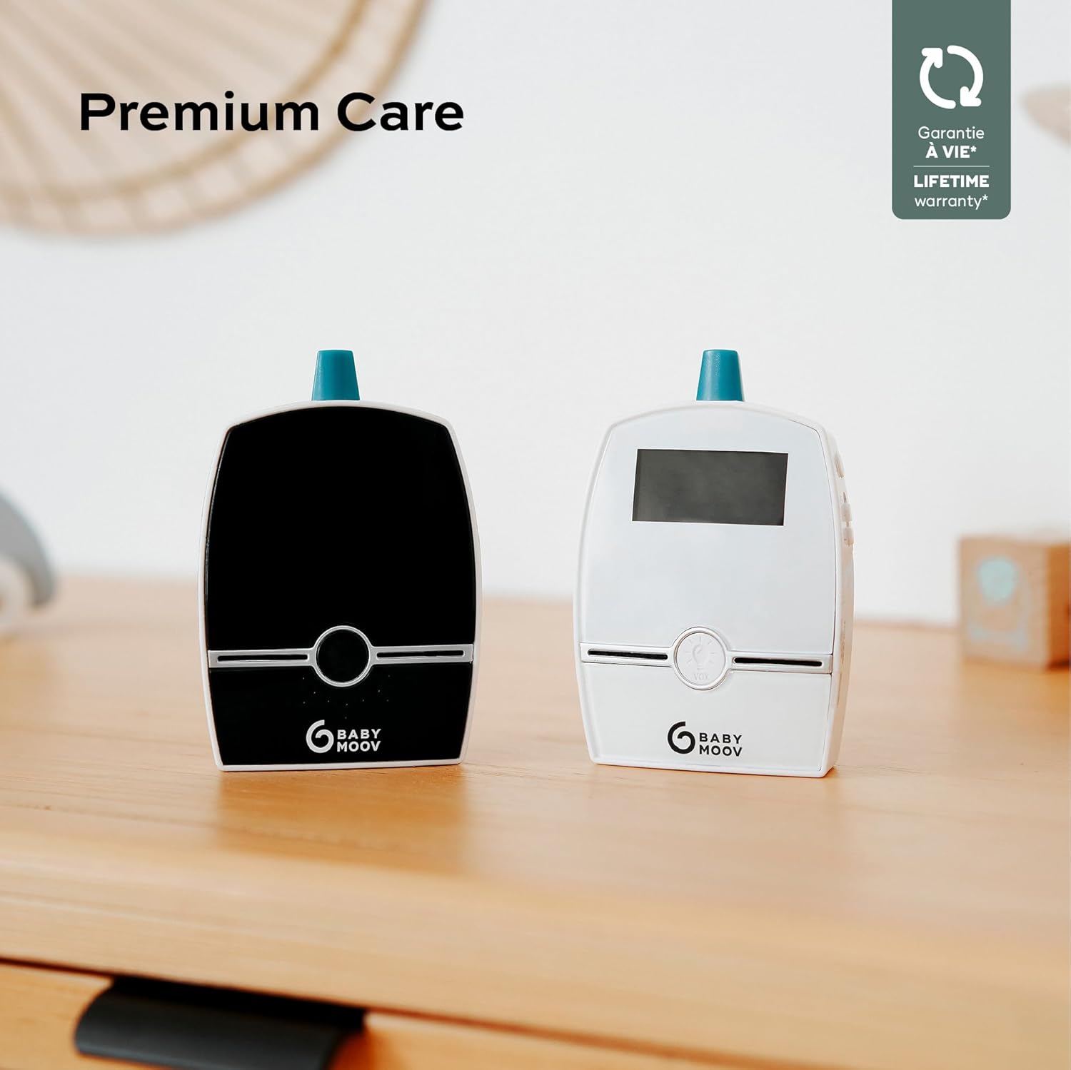 Thumbnail 1 de Babymoov Babyphone Audio Premium Care – Émetteur double, faible émission, veilleuse et talk-back