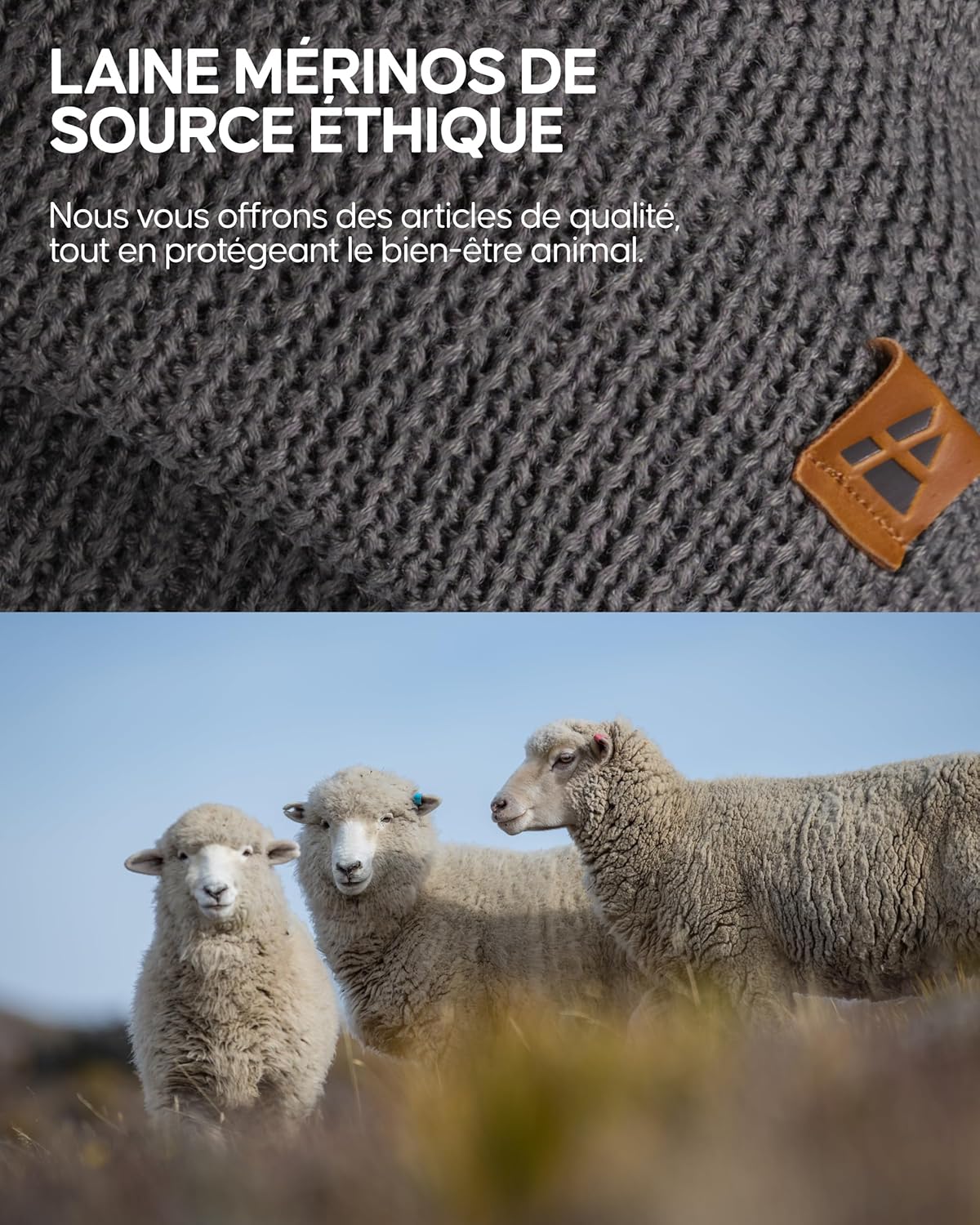 Thumbnail 4 de DANISH ENDURANCE bonnet mérinos 55–61 cm