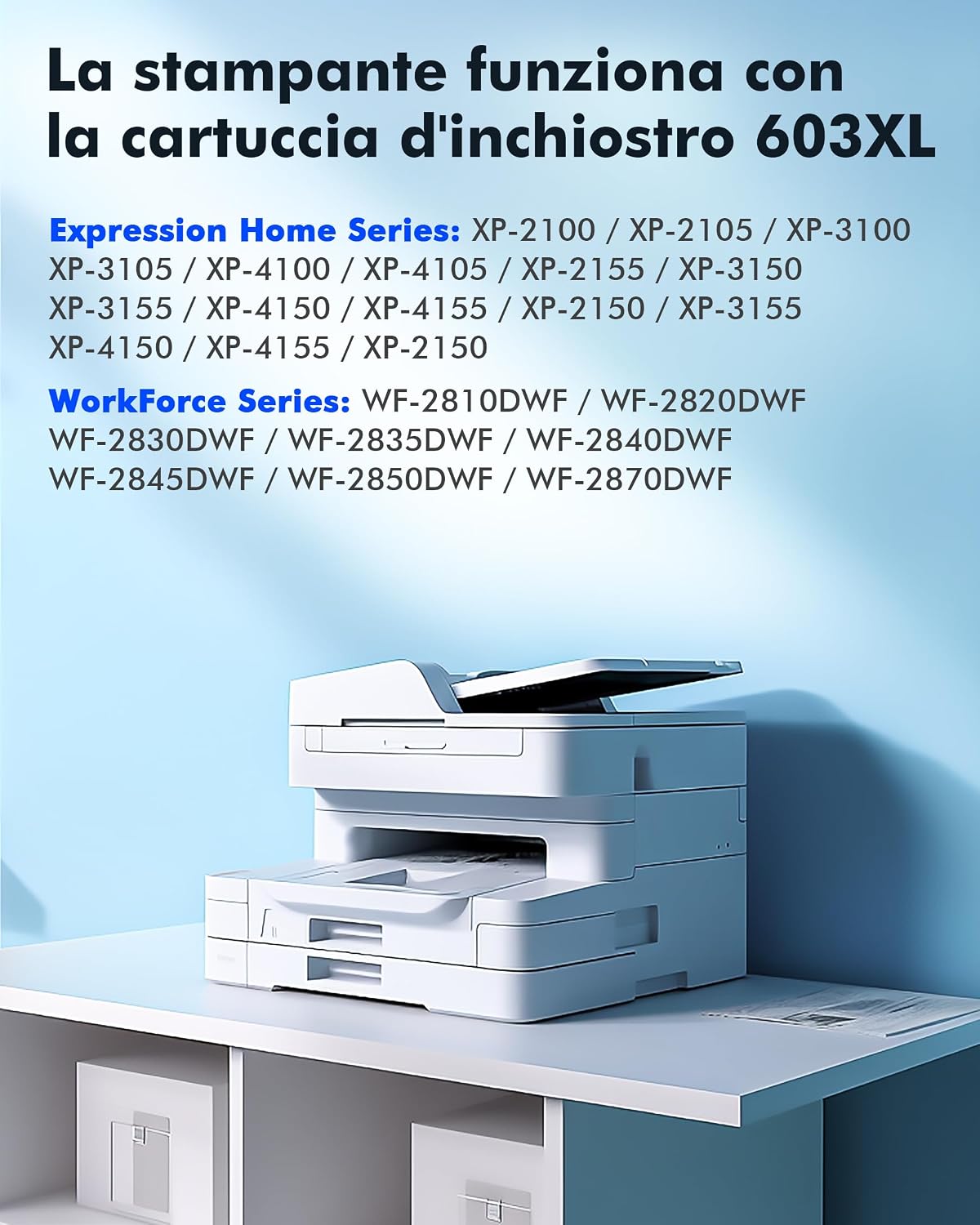 Detalle de Heroil 603XL Multipack compatibile con cartucce Epson 603 XL (12 pezzi)