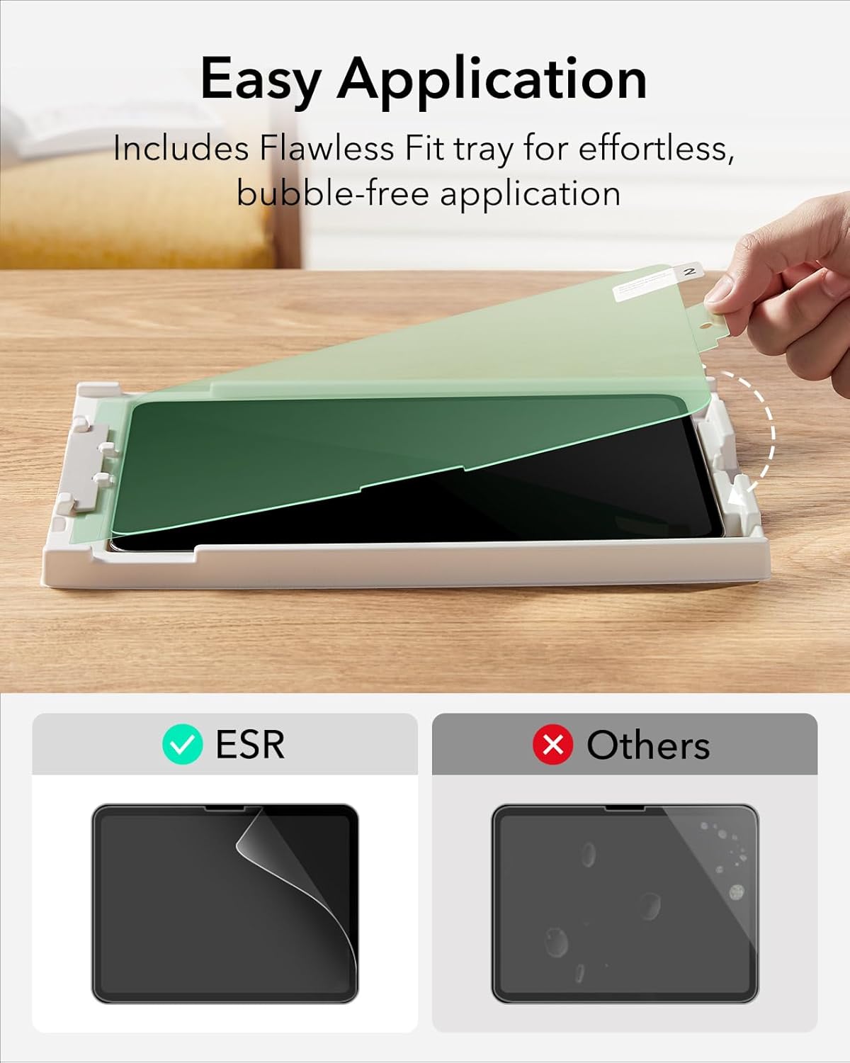 Thumbnail 2 de ESR ESR Paper-Feel Schutzfolie für iPad Pro 11