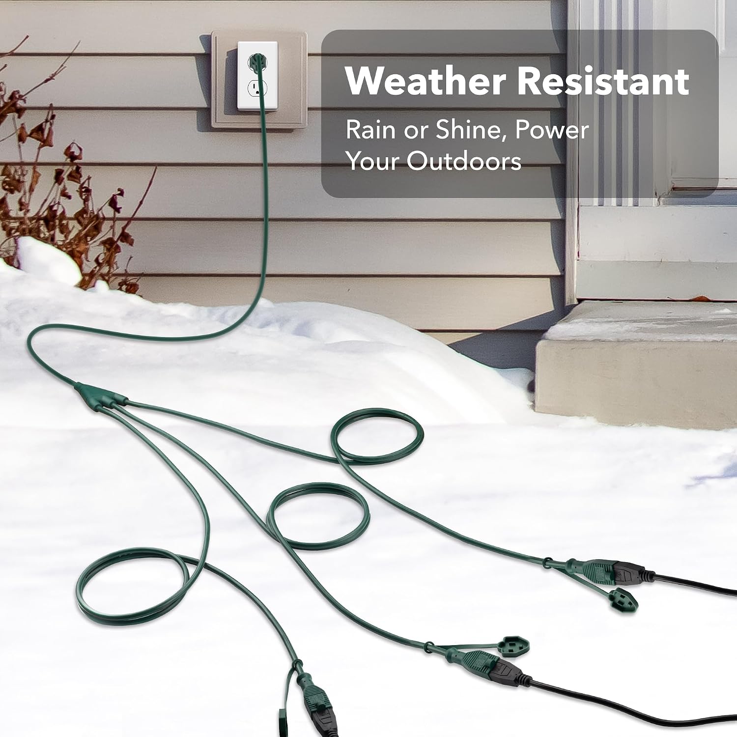 Thumbnail 6 de BN-LINK SJTW Outdoor Extension Cord, 16/3, 36 ft, 3 Outlets