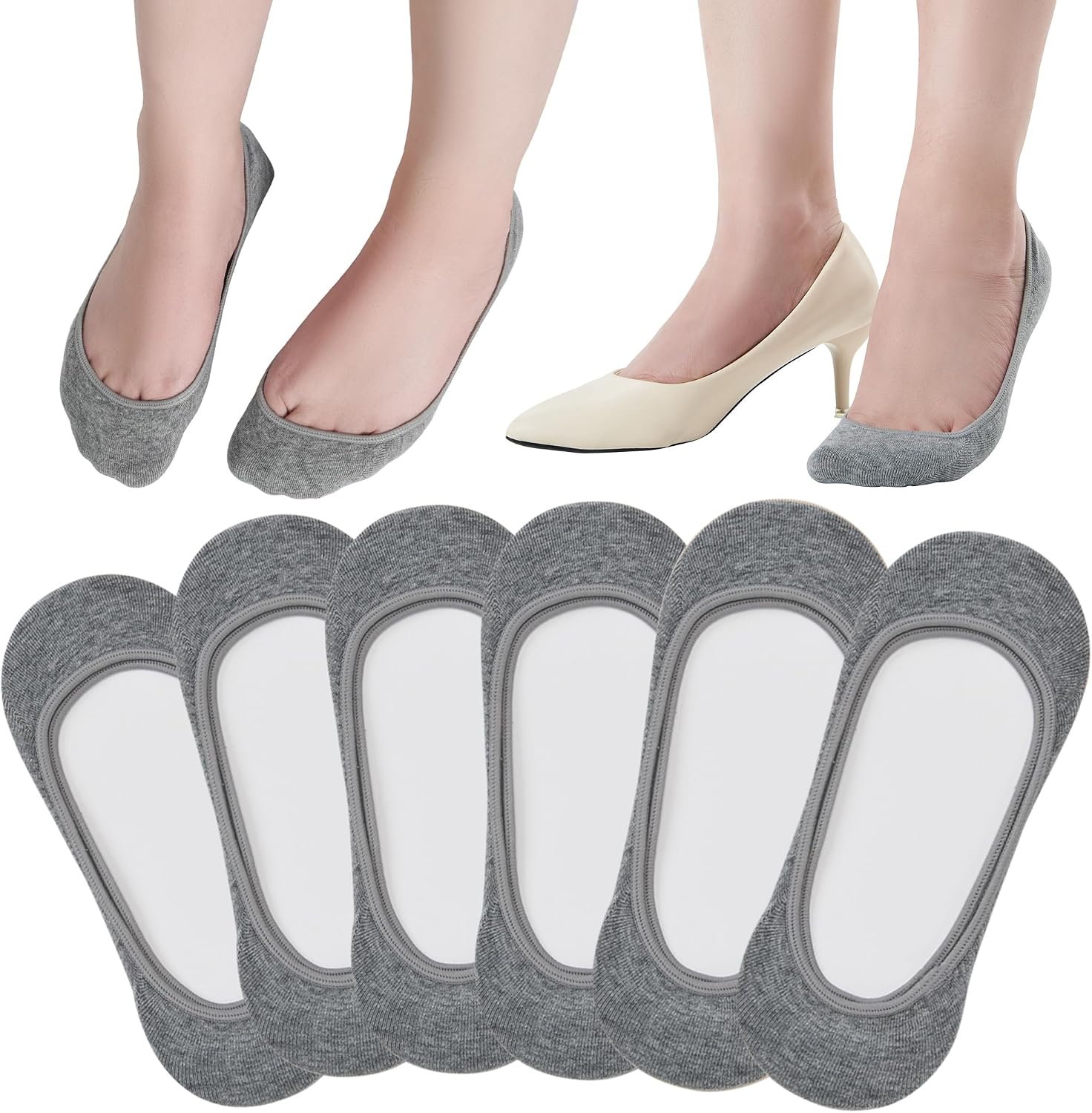 Thumbnail 6 de ATBITER No-Show Socks Cotton-Polyester Blend