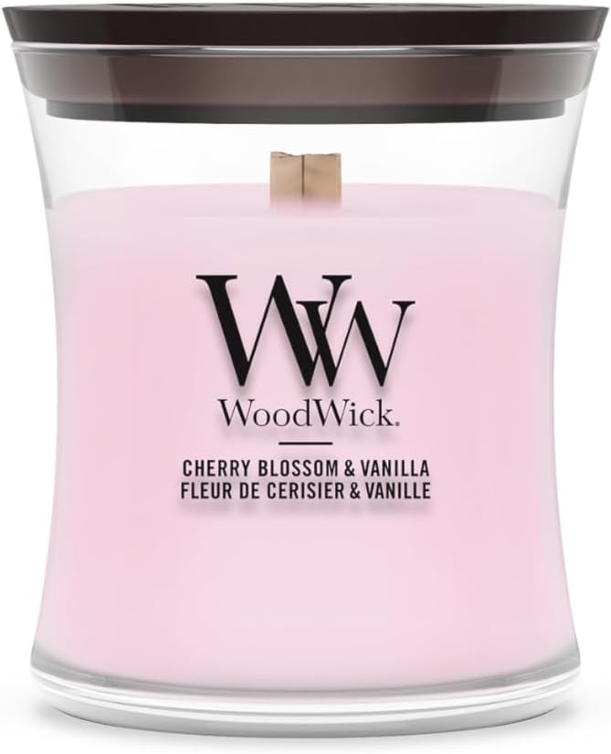 Thumbnail 6 de WoodWick Bougie Moyenne Fleur de Cerisier & Vanille – Cadeau élégant pour femme