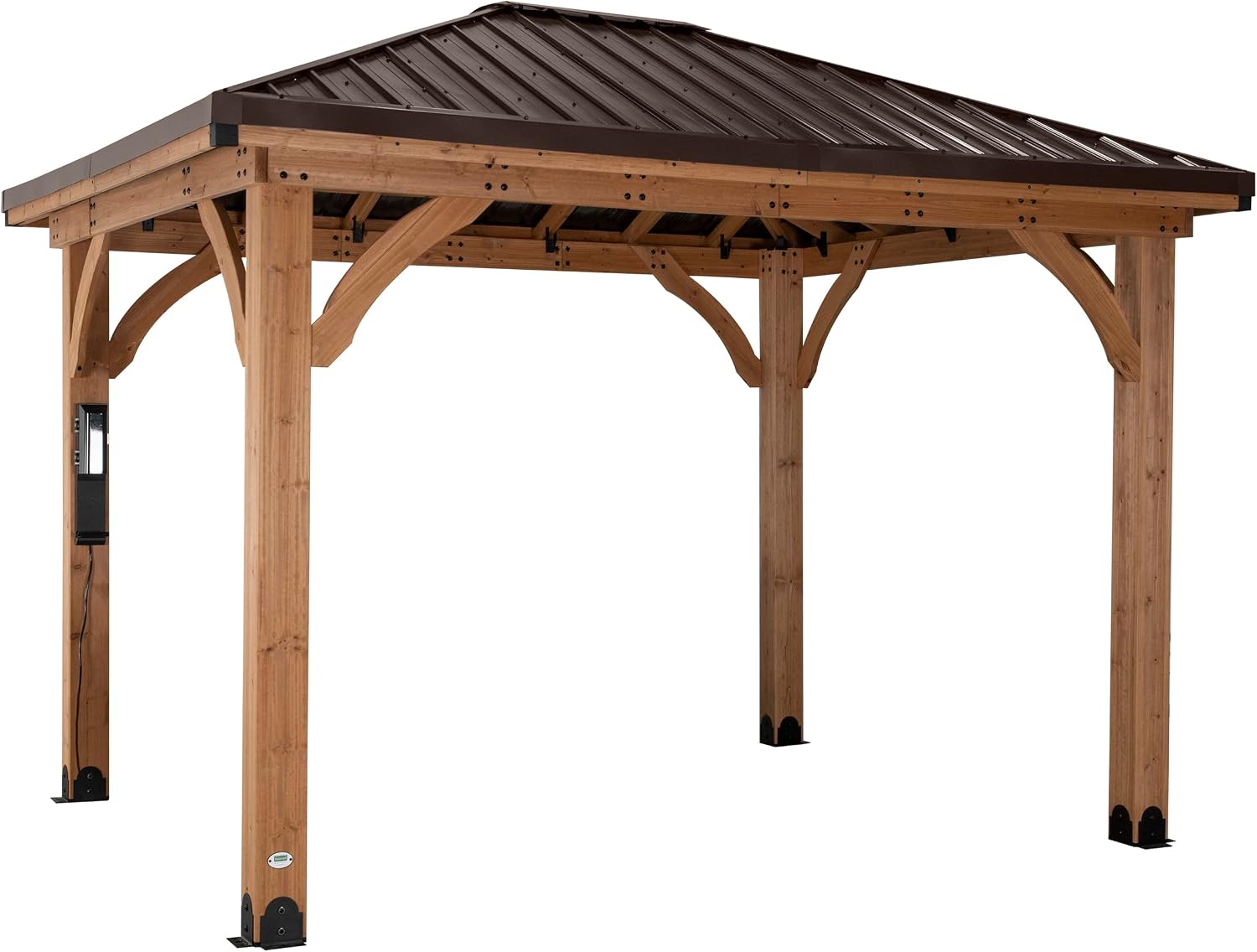 Detalle de Backyard Discovery Cedar Wood Gazebo 10' x 10