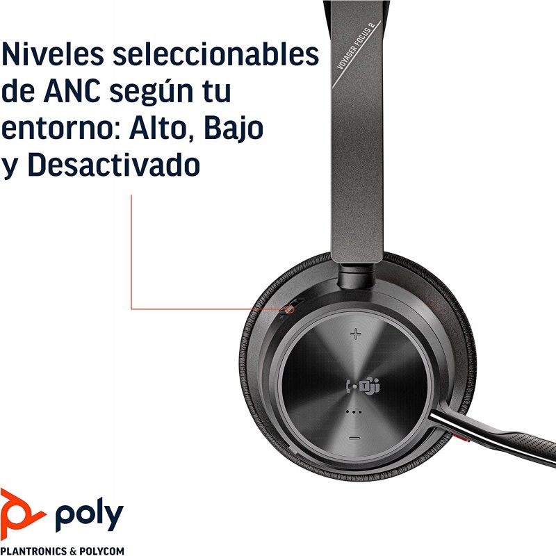 Thumbnail 1 de Poly Voyager Focus 2 UC 3 niveles ANC