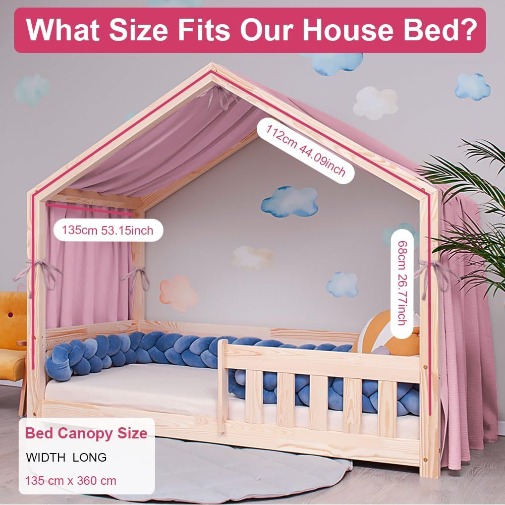 Detalle de Children’s bed canopy 135 x 360cm
