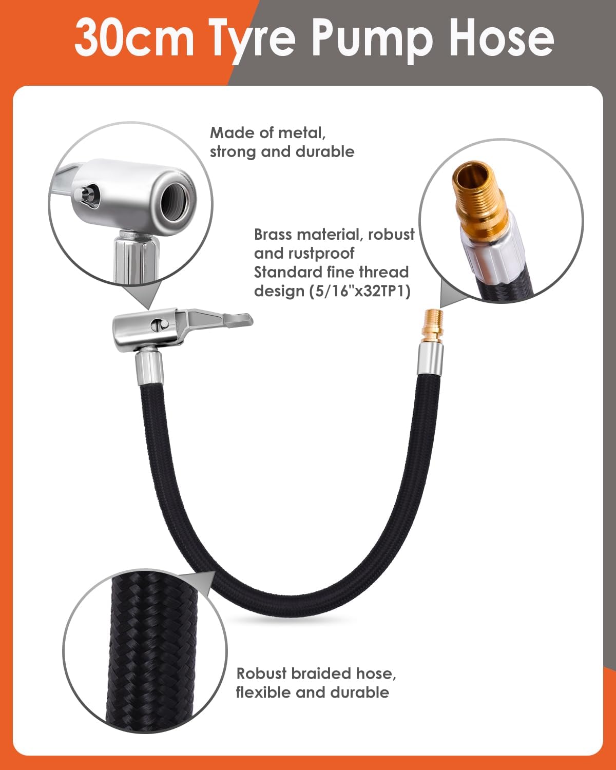 Thumbnail 2 de BUNTOR tyre inflator adapters set 8mm