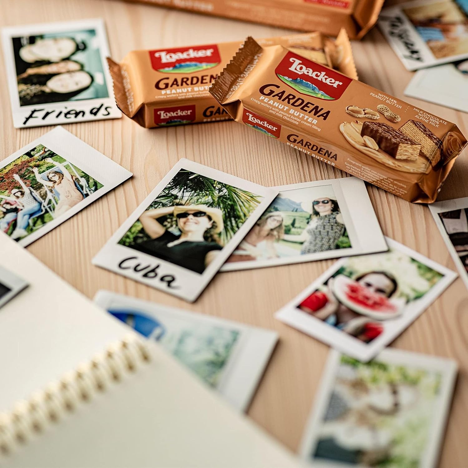 Thumbnail 3 de Loacker Gardena Peanut Butter – zarte Schokowaffeln mit Erdnusscreme im Großpack (25 × 38 g)