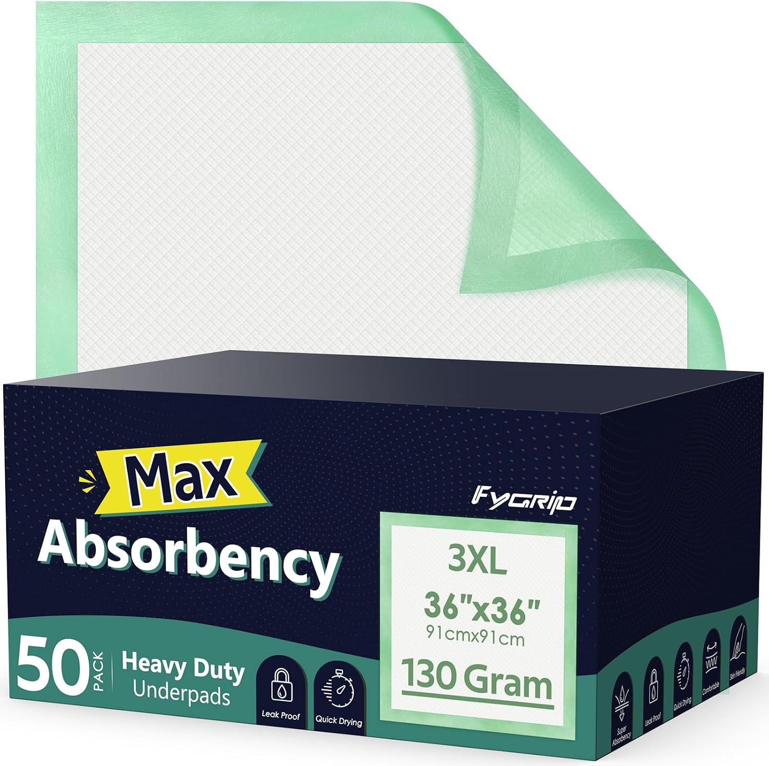 Detalle de Disposable Underpads 36” x 36”