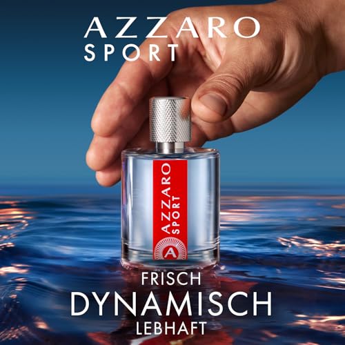 Detalle de Azzaro Sport Eau de Toilette für Männer – frischer Energiekick im Alltag