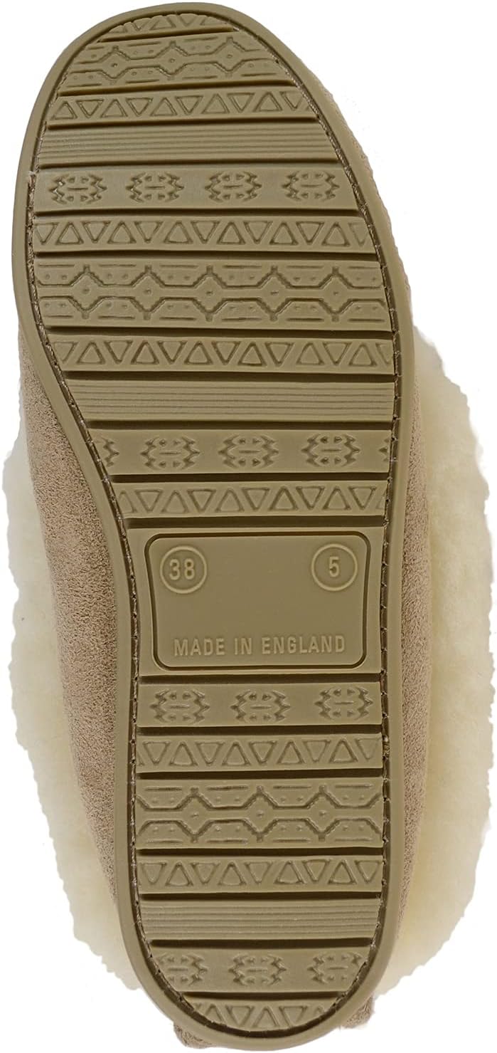 Thumbnail 6 de Absolute Footwear Womens Slip On Sheepskin Moccasins with Wool Cuff and Rubber Sole (Made in the UK)