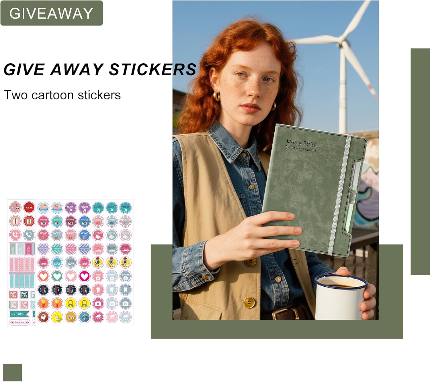 Thumbnail 6 de Agenda accademica 2026 A5 diario giornaliero con penna 📒