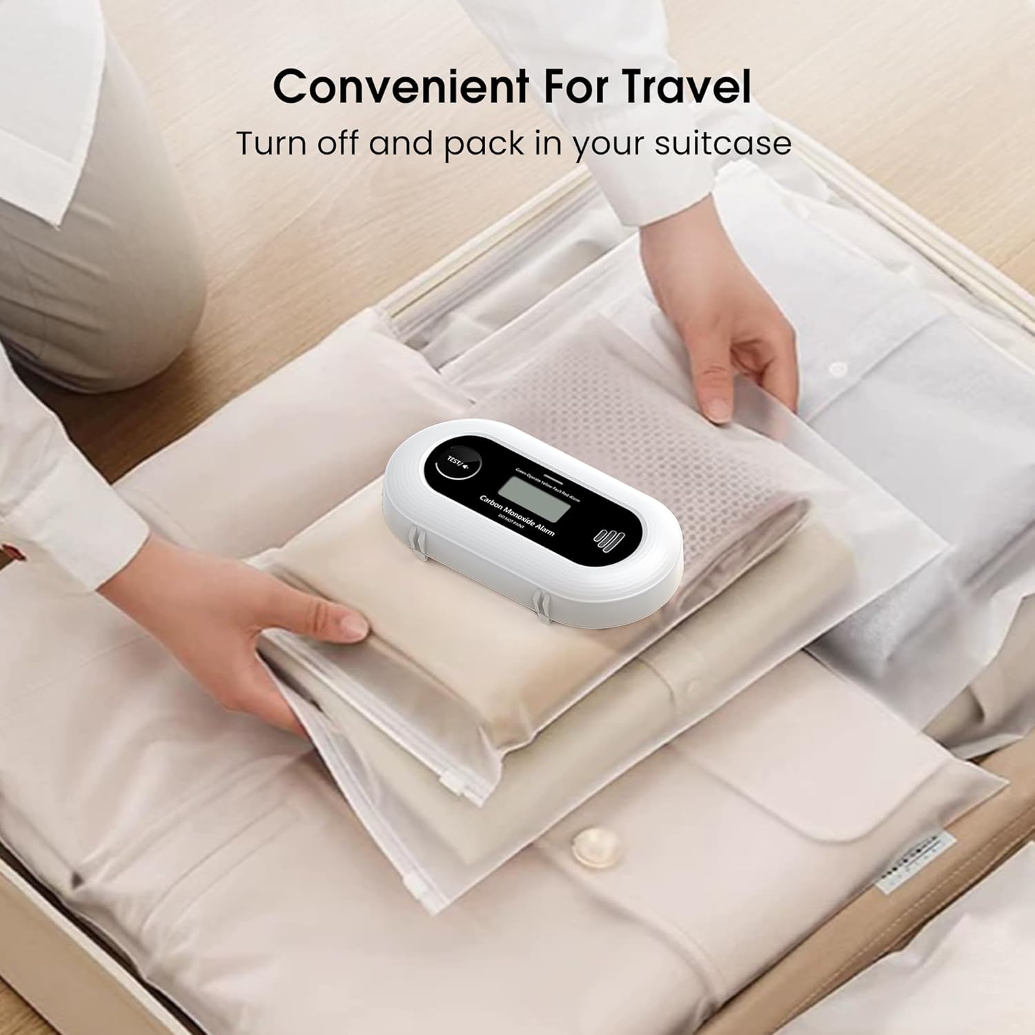 Thumbnail 6 de KARUOTOP Carbon Monoxide Detector 2 Pack with 10-Year Battery, Digital LCD Display & EN 50291 Standard