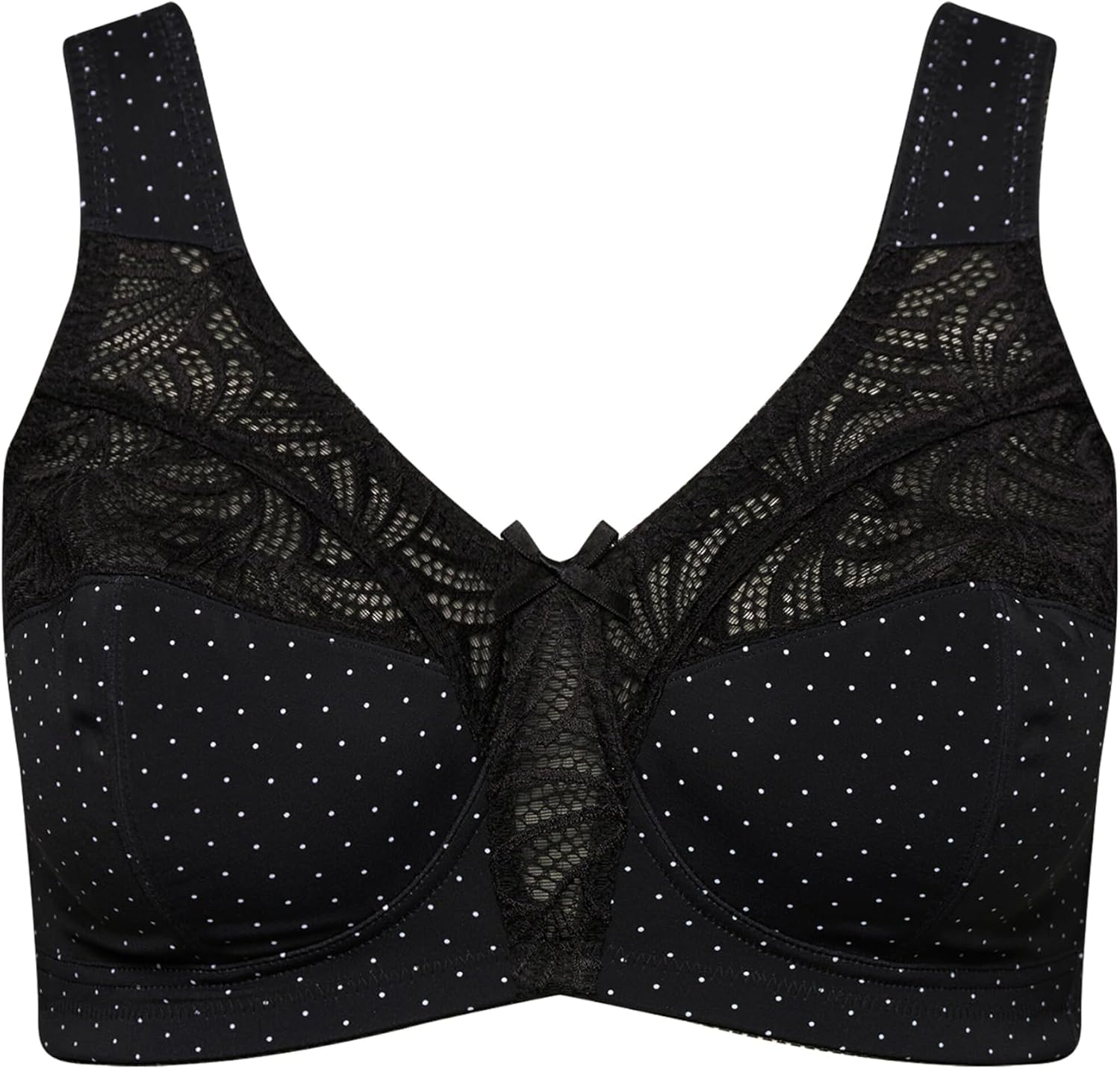 Detalle de Ulla Popken Femme Grandes Tailles Soutien-Gorge de Maintien sans Armatures en Dentelle