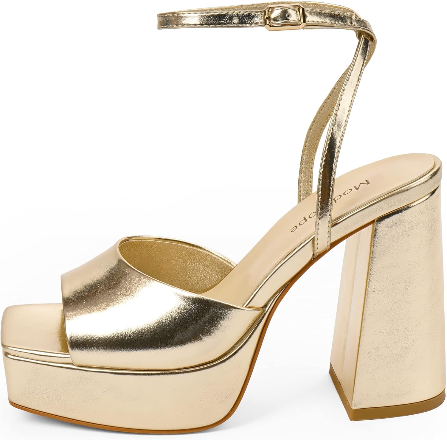 Thumbnail 3 de Modatope Platform Heels for Women: Open-Toe Platform Sandals with Ankle Strap