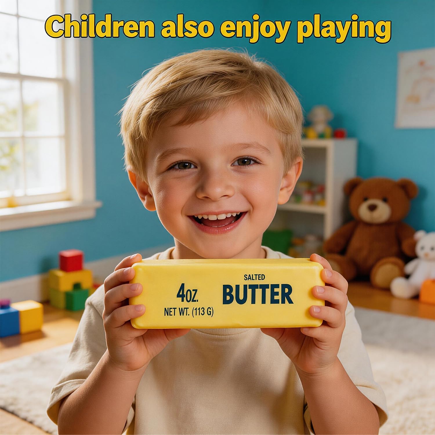 Thumbnail 2 de elopco Butter Squeeze Toy 2PCS: Slow Rising Dumpling Squishy Butter Stress Relievers