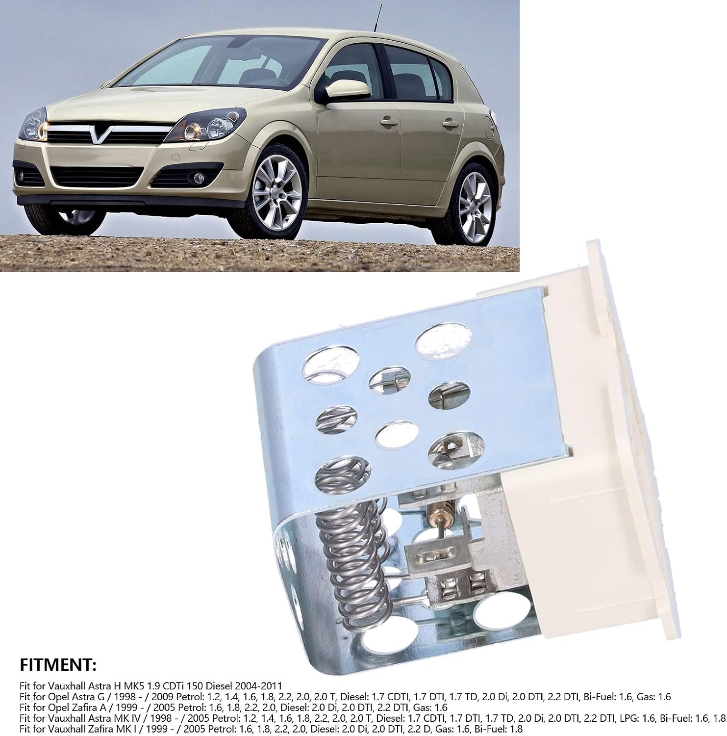 Thumbnail 3 de Heater Blower Resistor 90560362 for Astra H MK5
