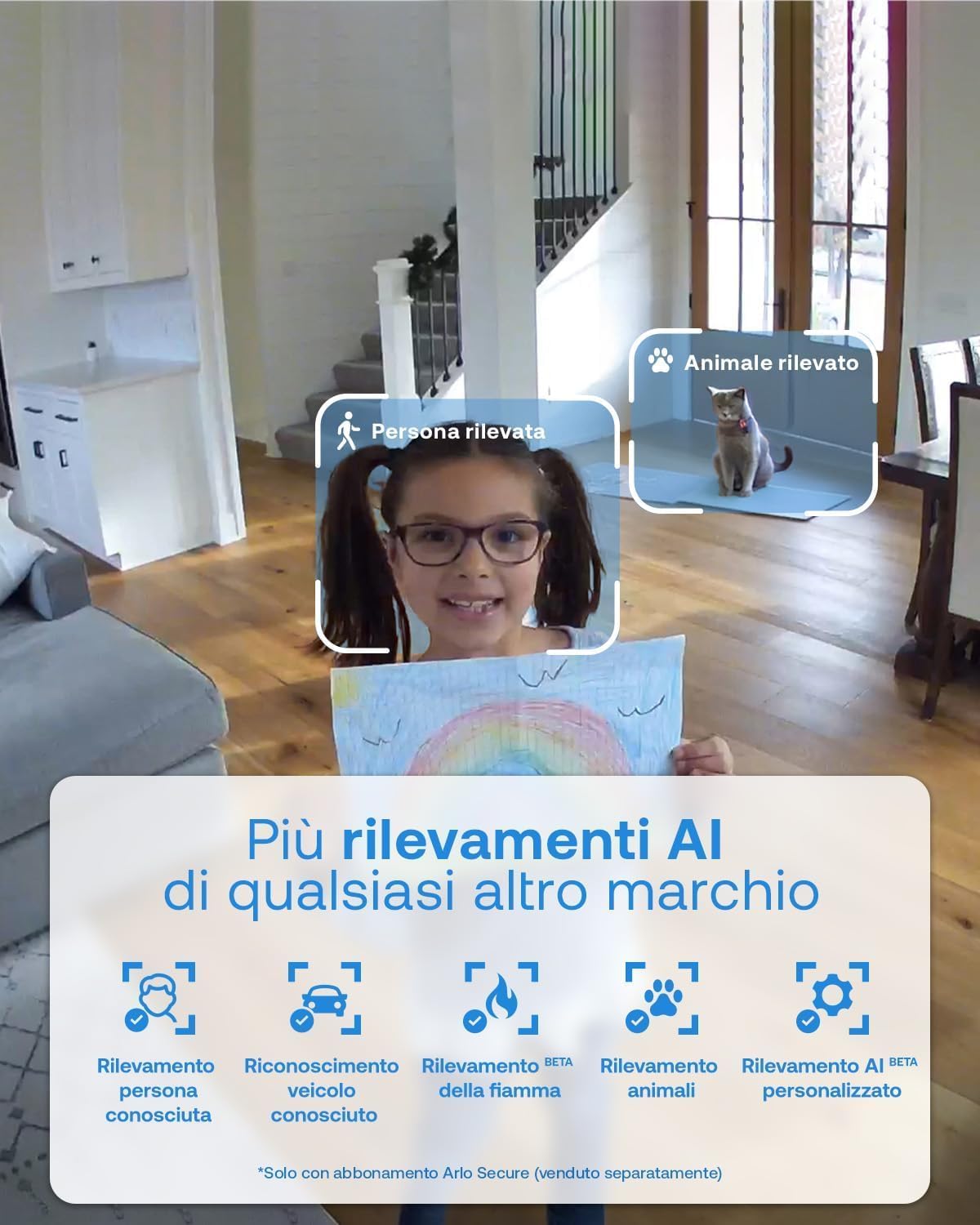Thumbnail 5 de Arlo Essential 3 Indoor 2K PTZ: Telecamera di Sorveglianza WiFi Interno