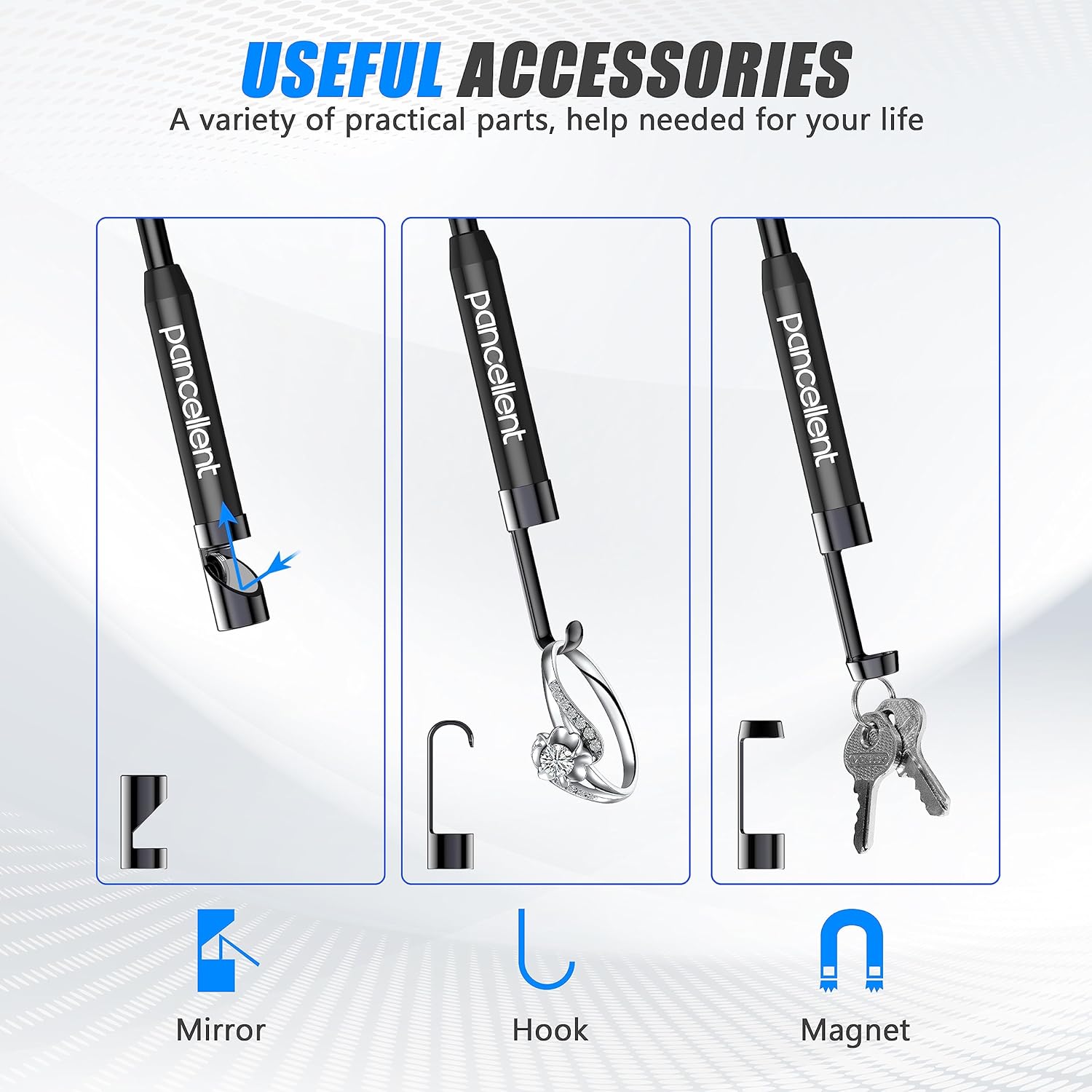 Thumbnail 3 de 1920P Pancellent Type C Endoscope (Snake Inspection Borescope) – 5m / 16.5 ft, 8 LED Lights