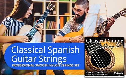 Thumbnail 3 de Adagio Pro CLASSICAL Guitar Strings – Normal Tension Nylon, Full Set