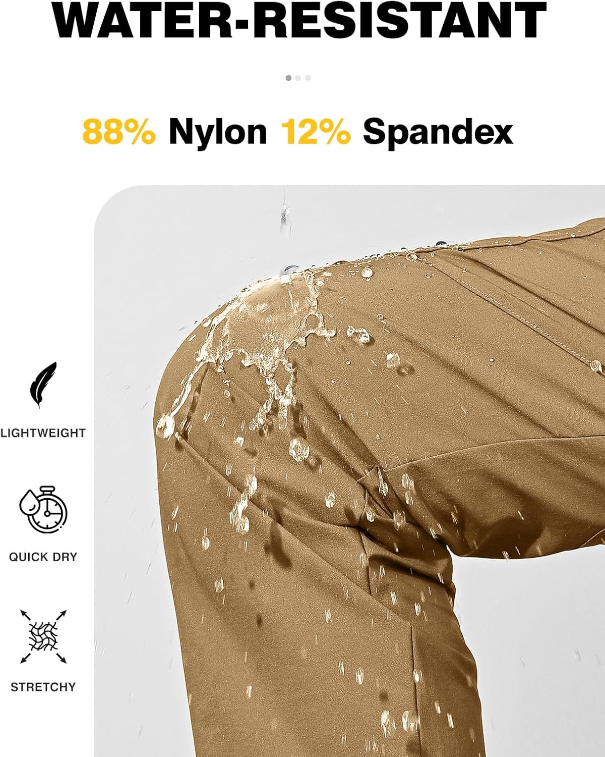 Thumbnail 3 de TBMPOY Women’s Hiking Cargo Pants (Lightweight, Water-Resistant, Quick-Dry) with 6 Pockets