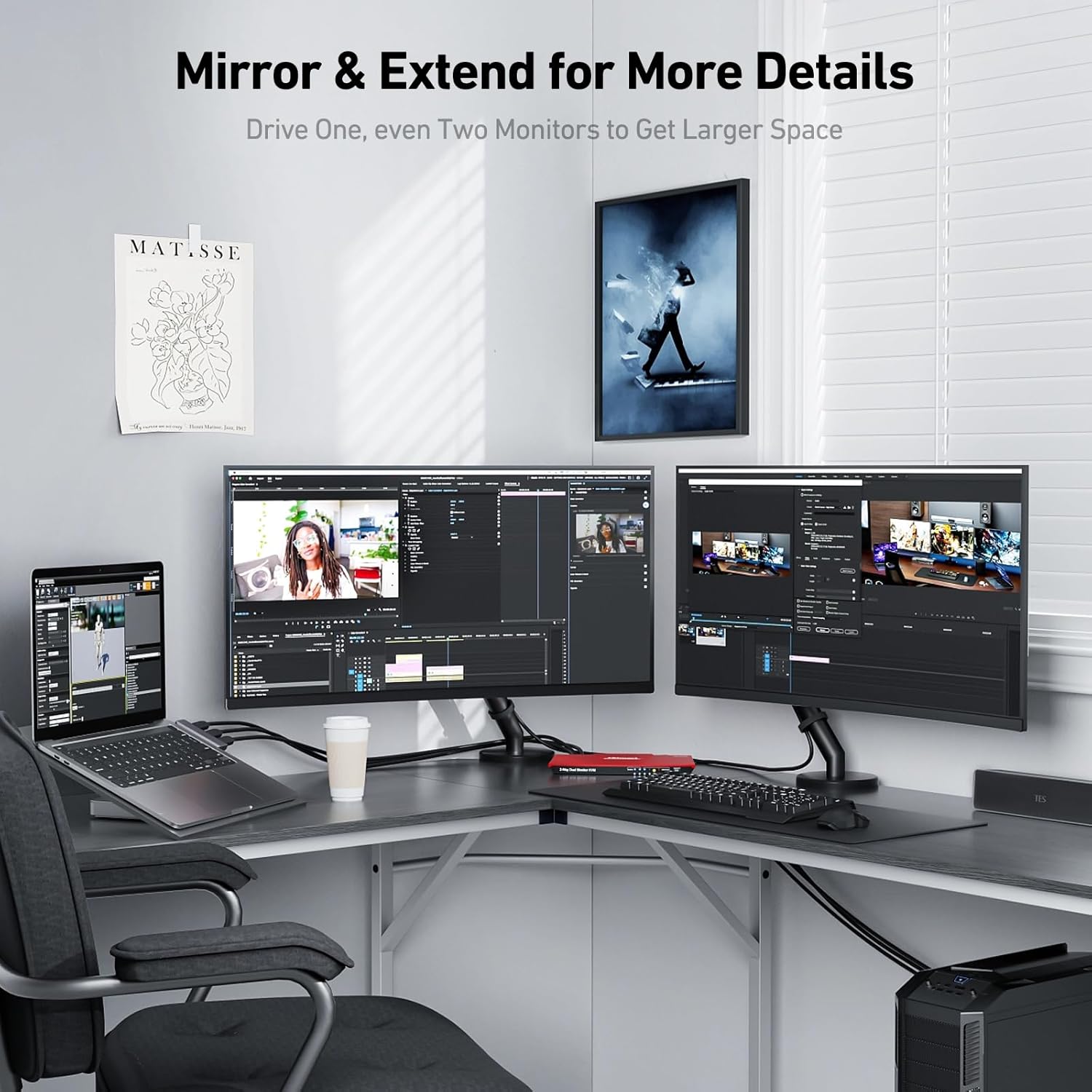 Thumbnail 5 de BENFEI 4K DisplayPort to HDMI 6ft Cable