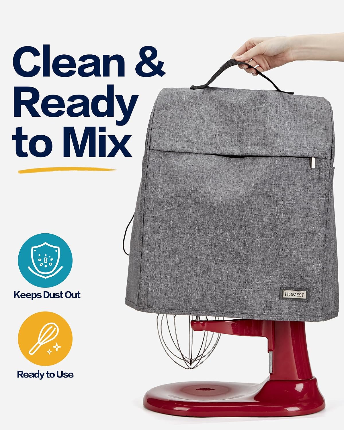 Thumbnail 1 de HOMEST Stand Mixer Dust Cover, 6/7/8 Quart