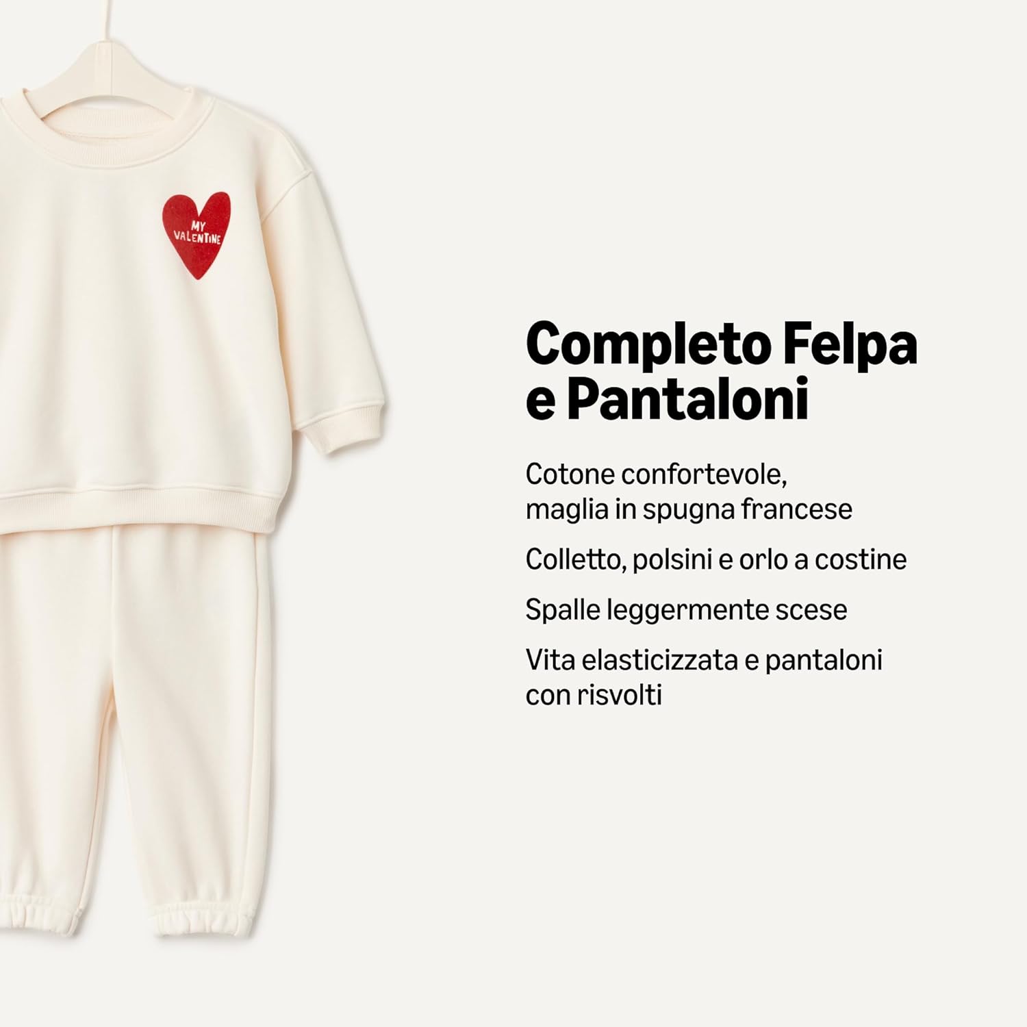 Thumbnail 2 de Set con felpa e pantaloni sportivi unisex bimbi e bambini Amazon Essentials x Sofia Grainge