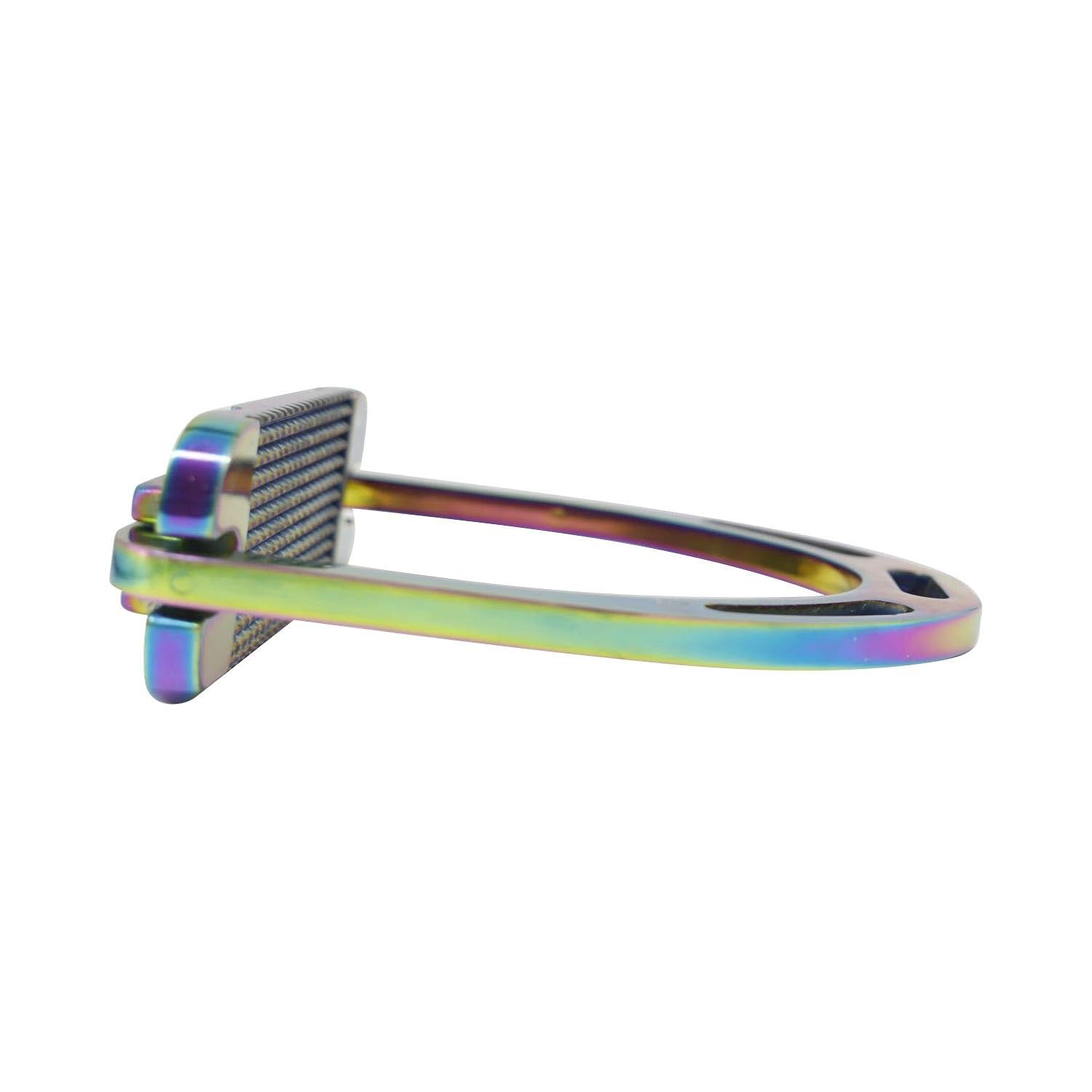 Thumbnail 3 de AK ultra-light aluminium equestrian stirrups with coated colours (4.75in sole, multi)