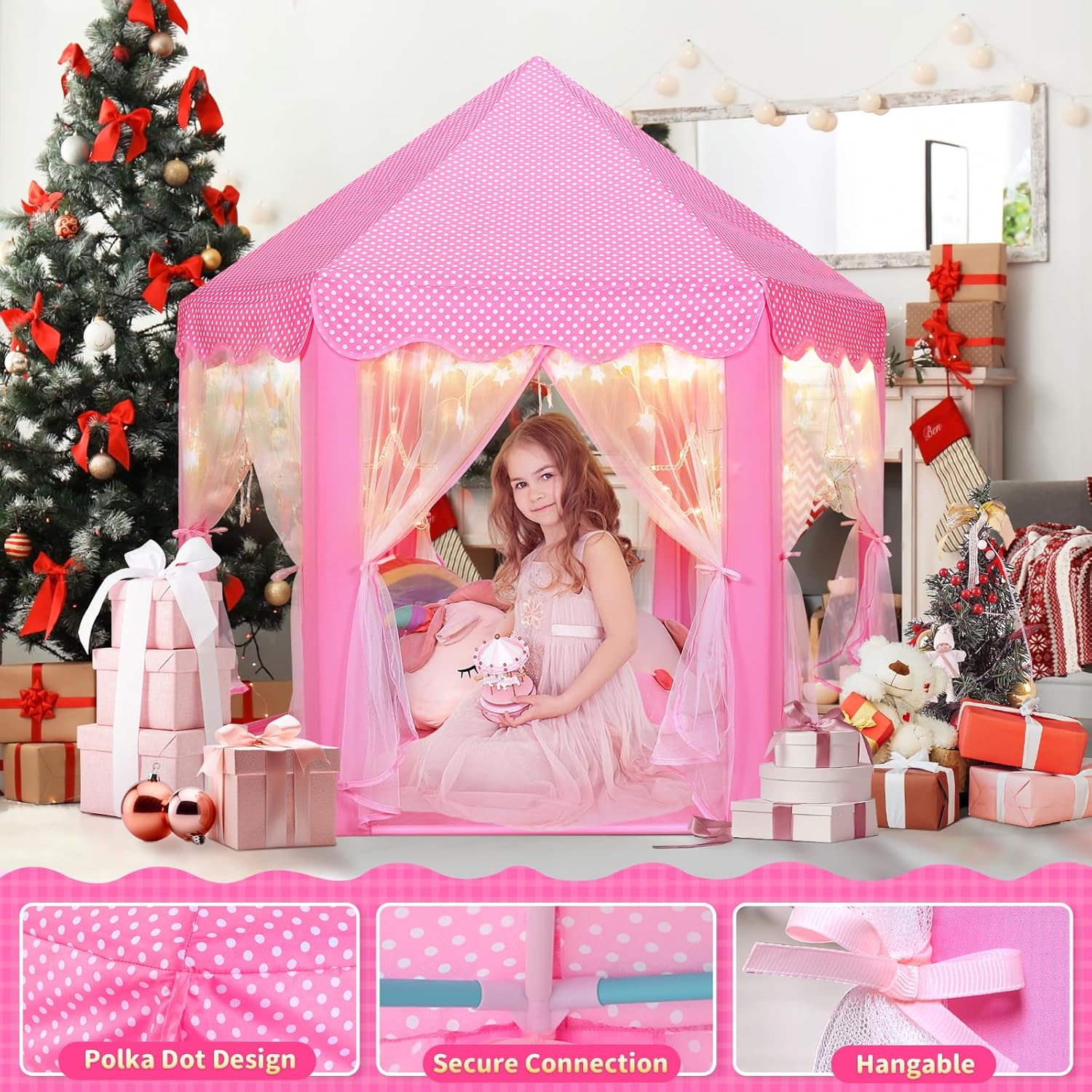 Thumbnail 2 de Monobeach Princess Castle Play Tent