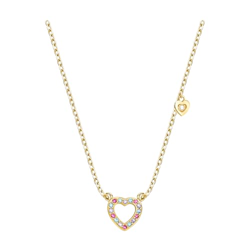 Detalle de Collier Sofia Milani argent 925 zircon cœur ⚖