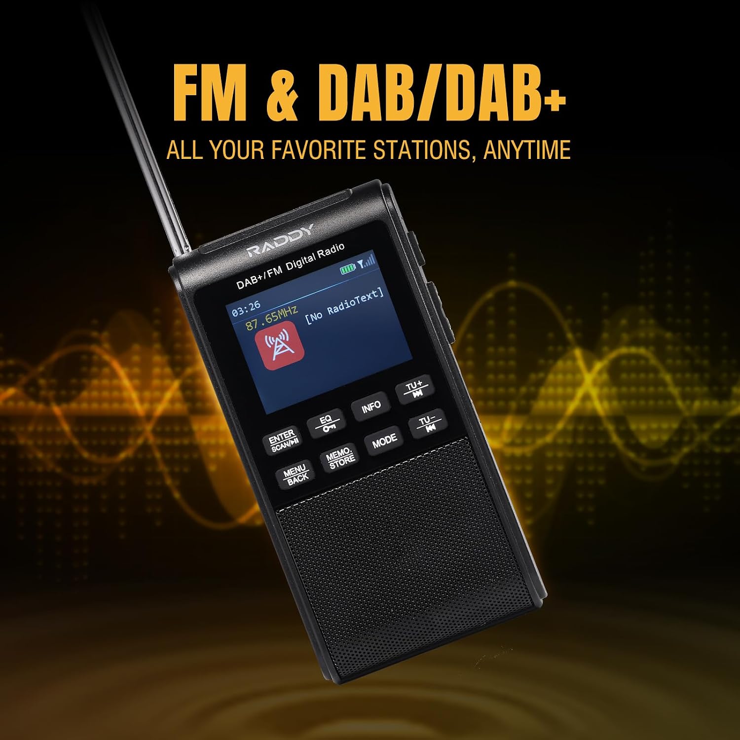 Thumbnail 1 de Raddy RD939 radio DAB FM 5 W