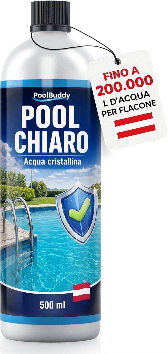 Thumbnail 6 de PoolBuddy Chiarificante Piscina 1 L – Acqua cristallina e filtrazione potenziata