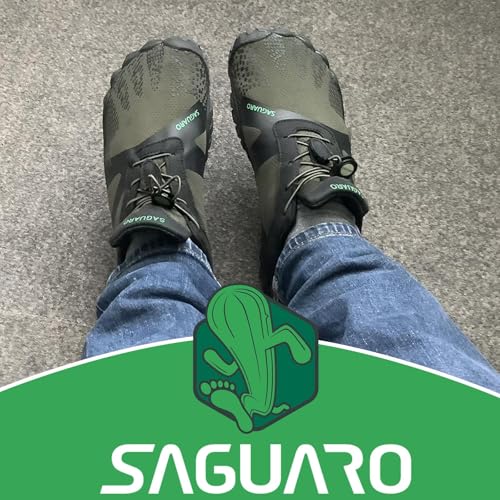 Thumbnail 1 de SAGUARO Zapatillas Minimalistas de Trail Running para Hombre/Mujer, Ligeras y Transpirables – Verde 44 EU